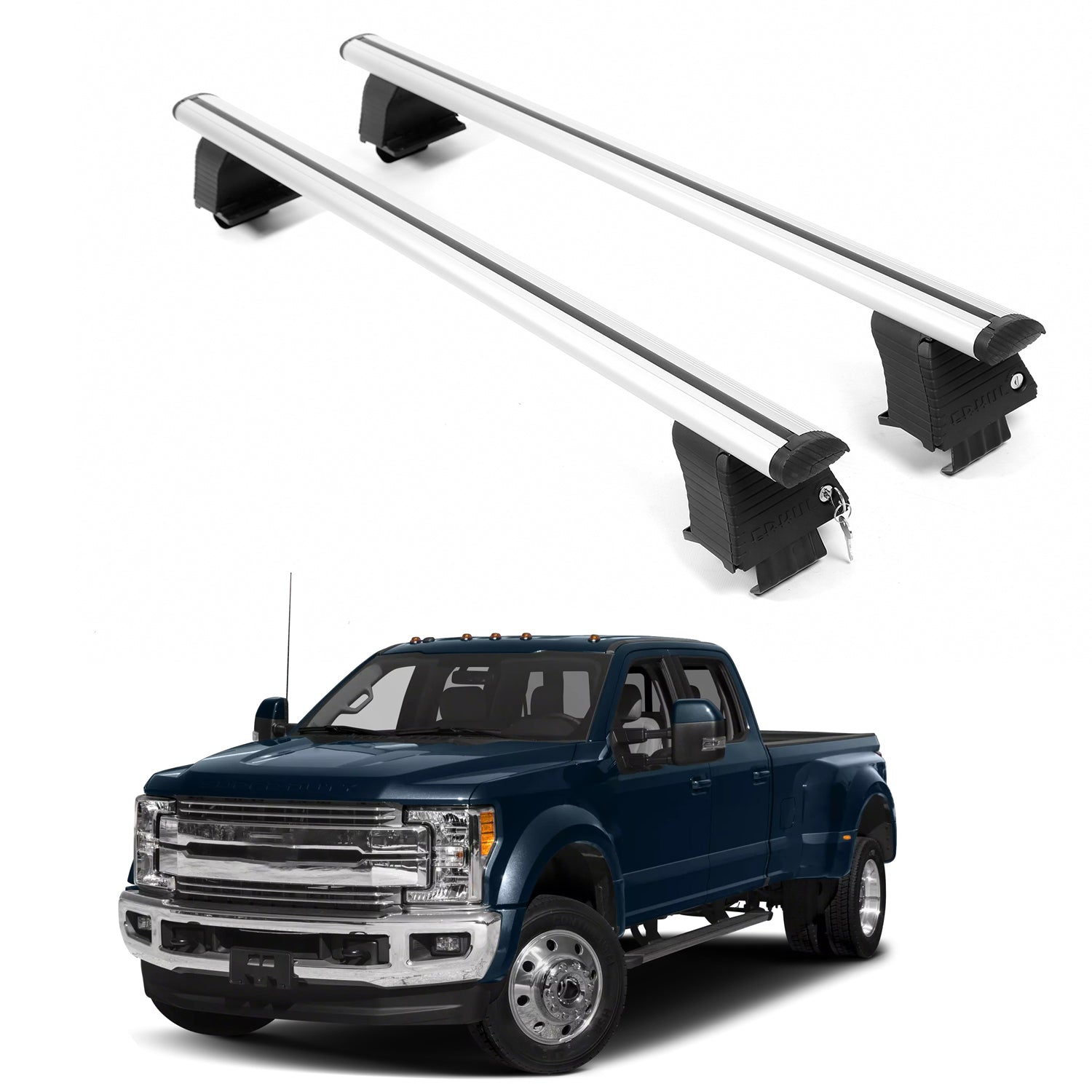 ERKUL Roof Rack Crossbars For FORD F-450 2017-2026