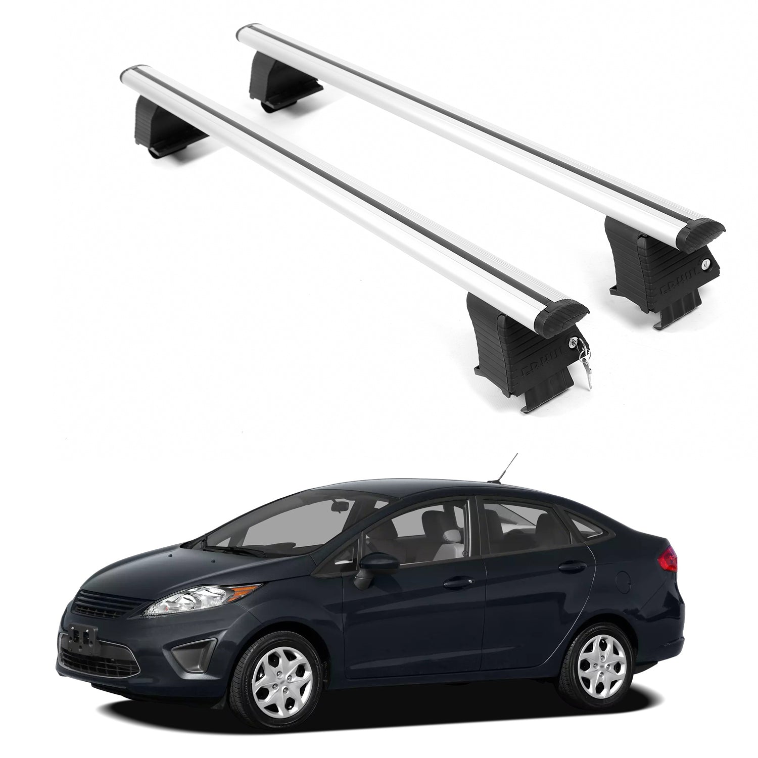 ERKUL Roof Rack Crossbars For FORD FIESTA 2011-2019