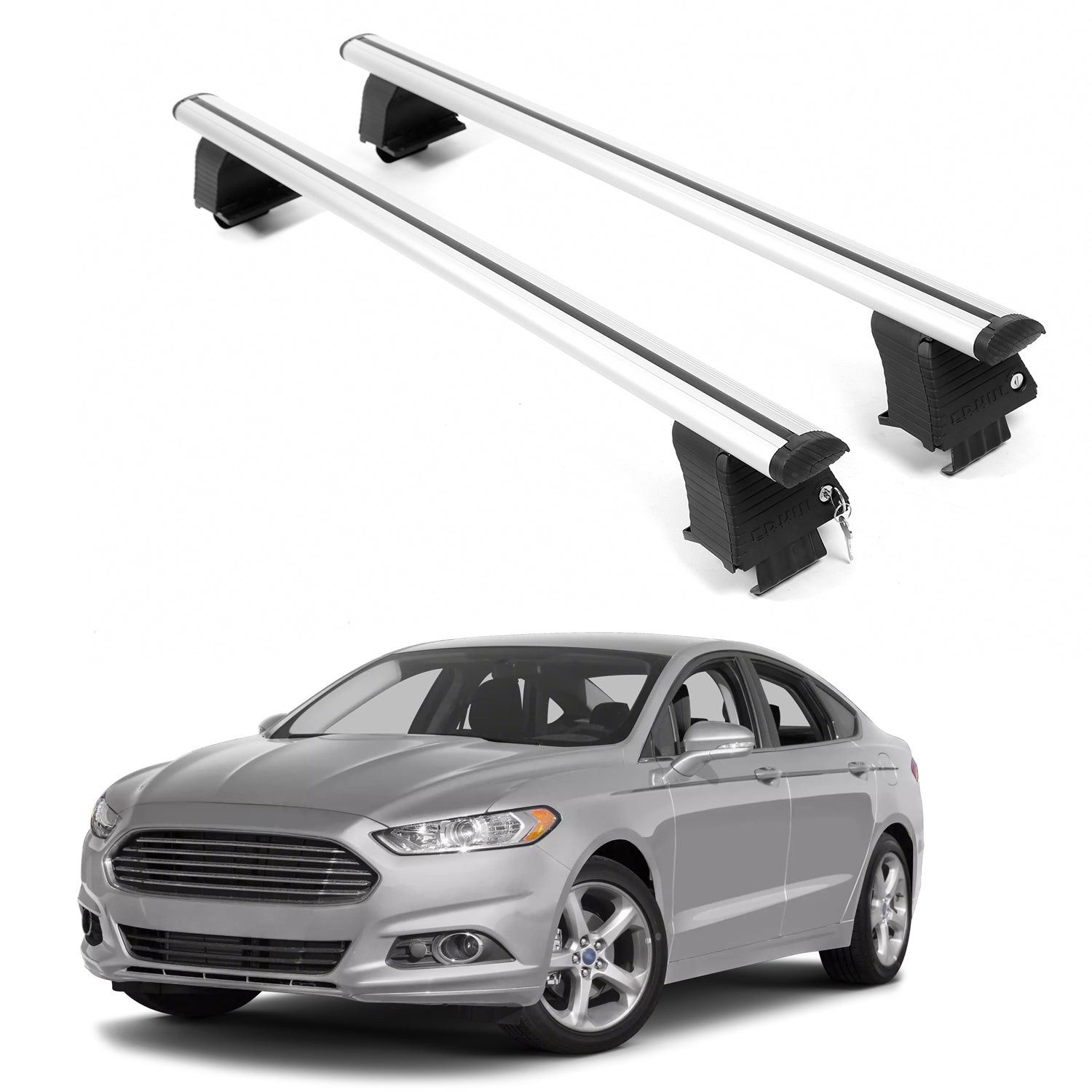 ERKUL Roof Rack Crossbars For FORD FUSION / FUSION ENERGY / FUSION HYBRID 2013-2020