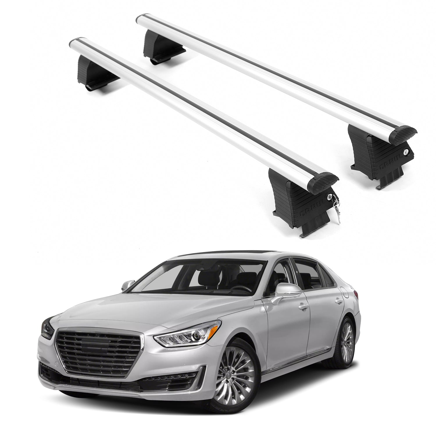 ERKUL Roof Rack Crossbars For GENESIS G90 2017-2022