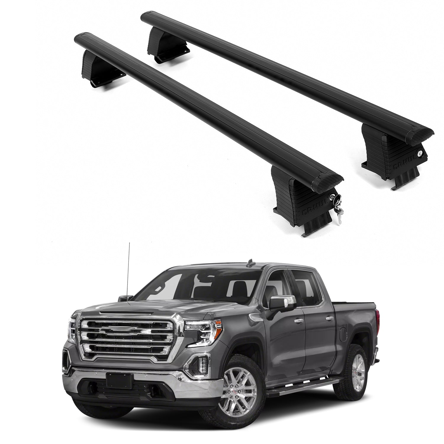 ERKUL Roof Rack Crossbars For GMC SIERRA 1500 2019-2026