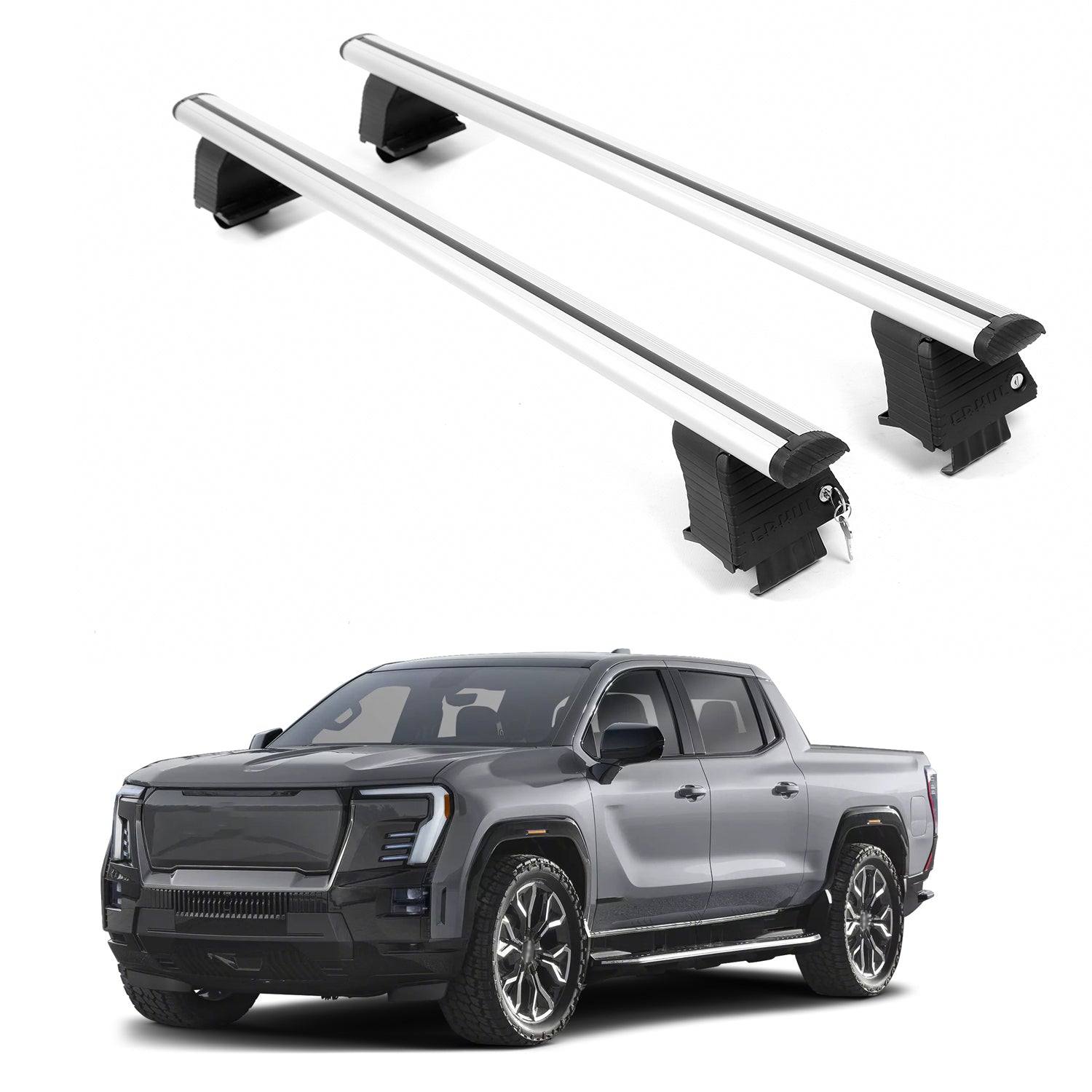 ERKUL Roof Rack Crossbars For GMC SIERRA EV DENALI 2024-2026