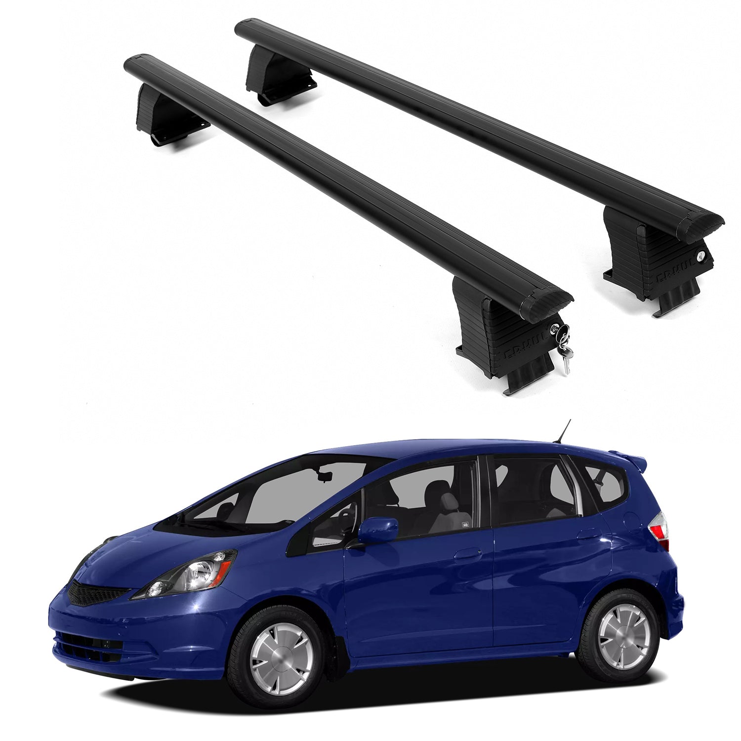 ERKUL Roof Rack Crossbars For HONDA FIT 2009-2014