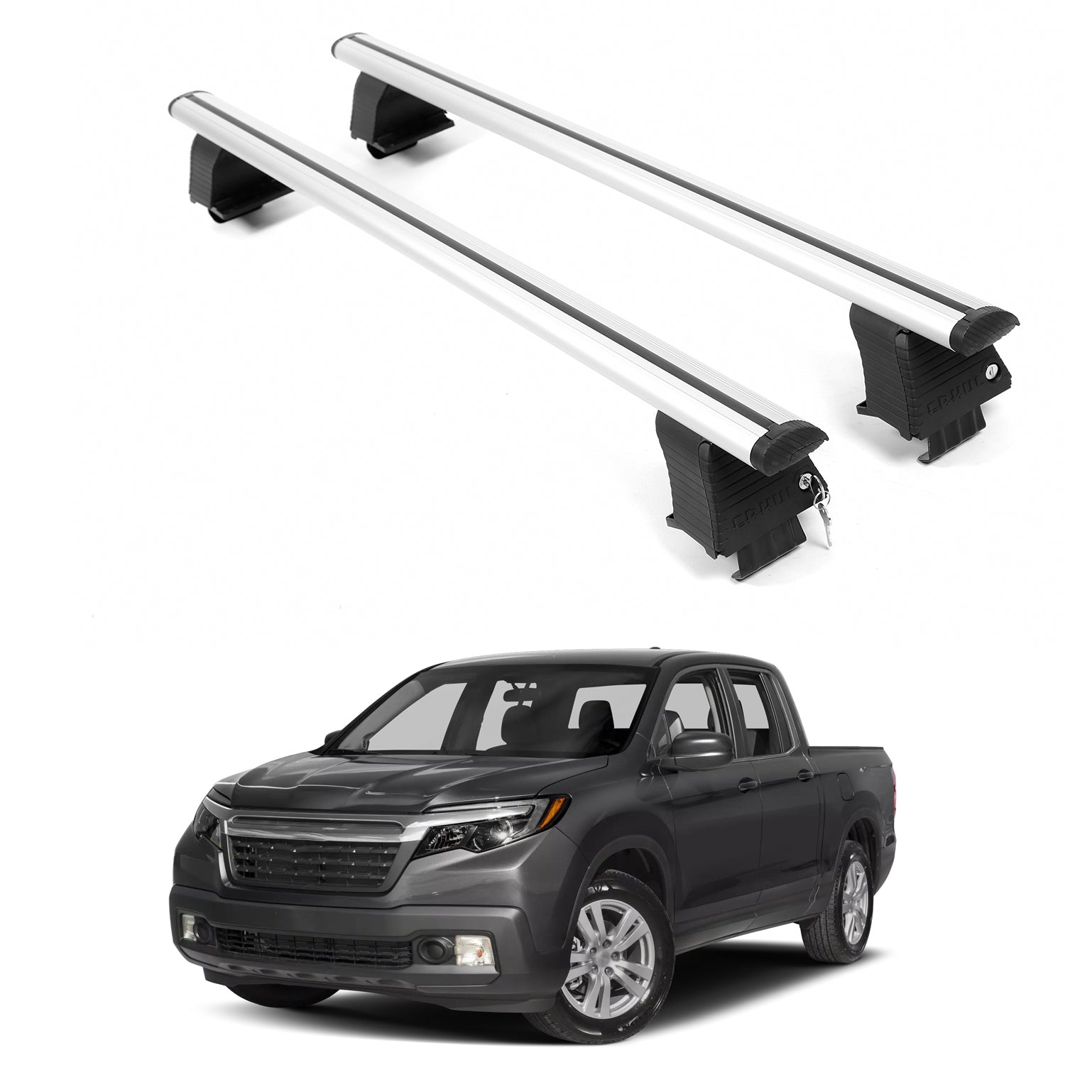 ERKUL Roof Rack Crossbars For HONDA RIDGELINE 2017-2026