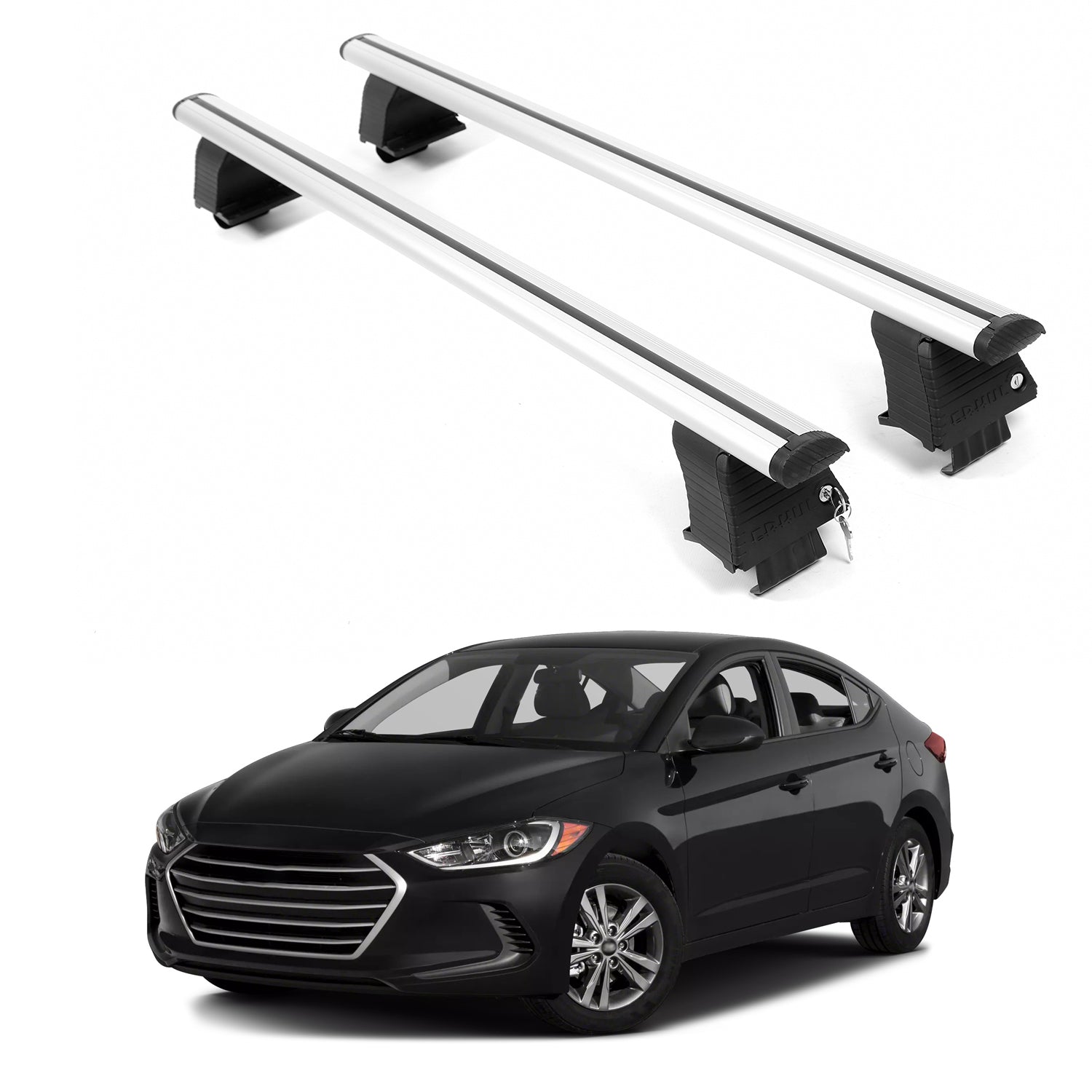 ERKUL Roof Rack Crossbars For HYUNDAI ELANTRA 2017-2020