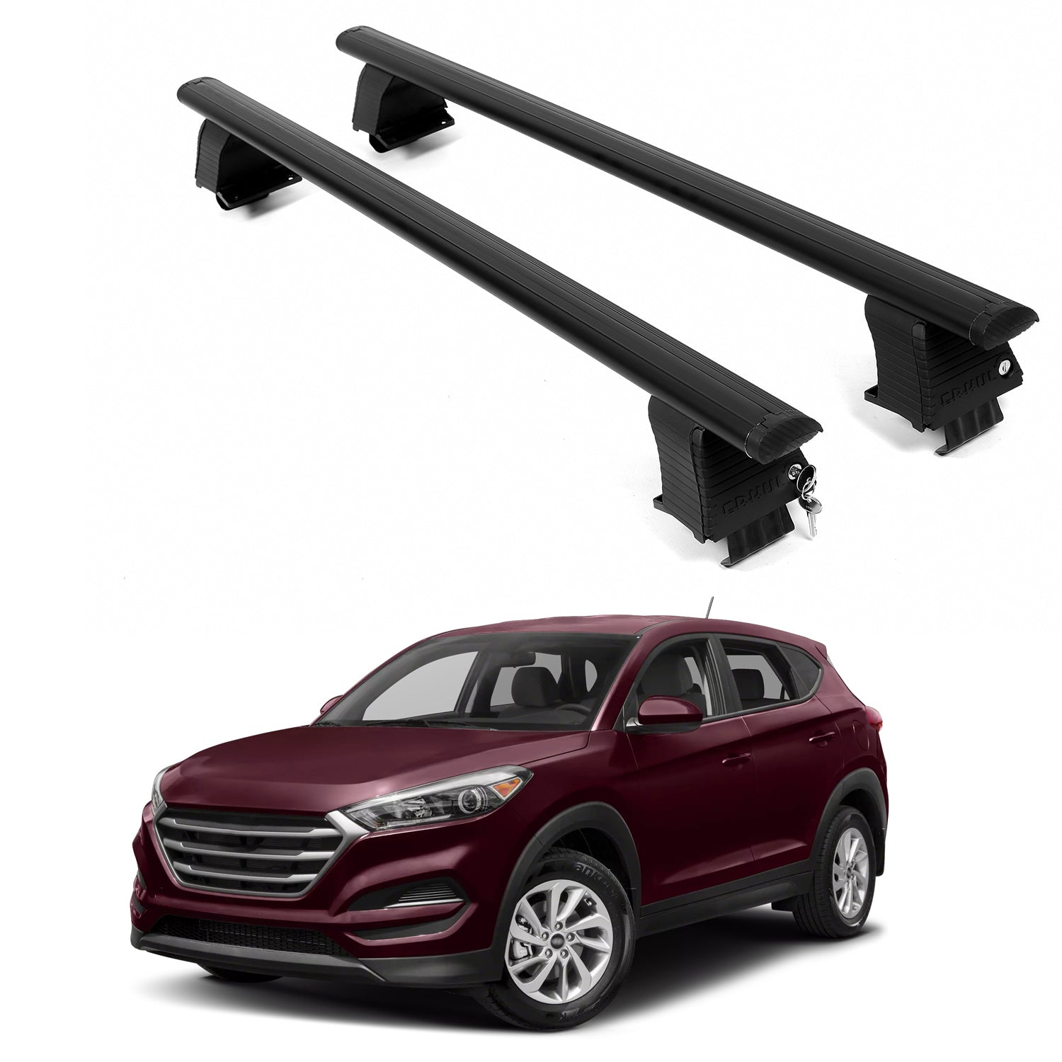 ERKUL Roof Rack Crossbars For HYUNDAI TUCSON 2016-2021