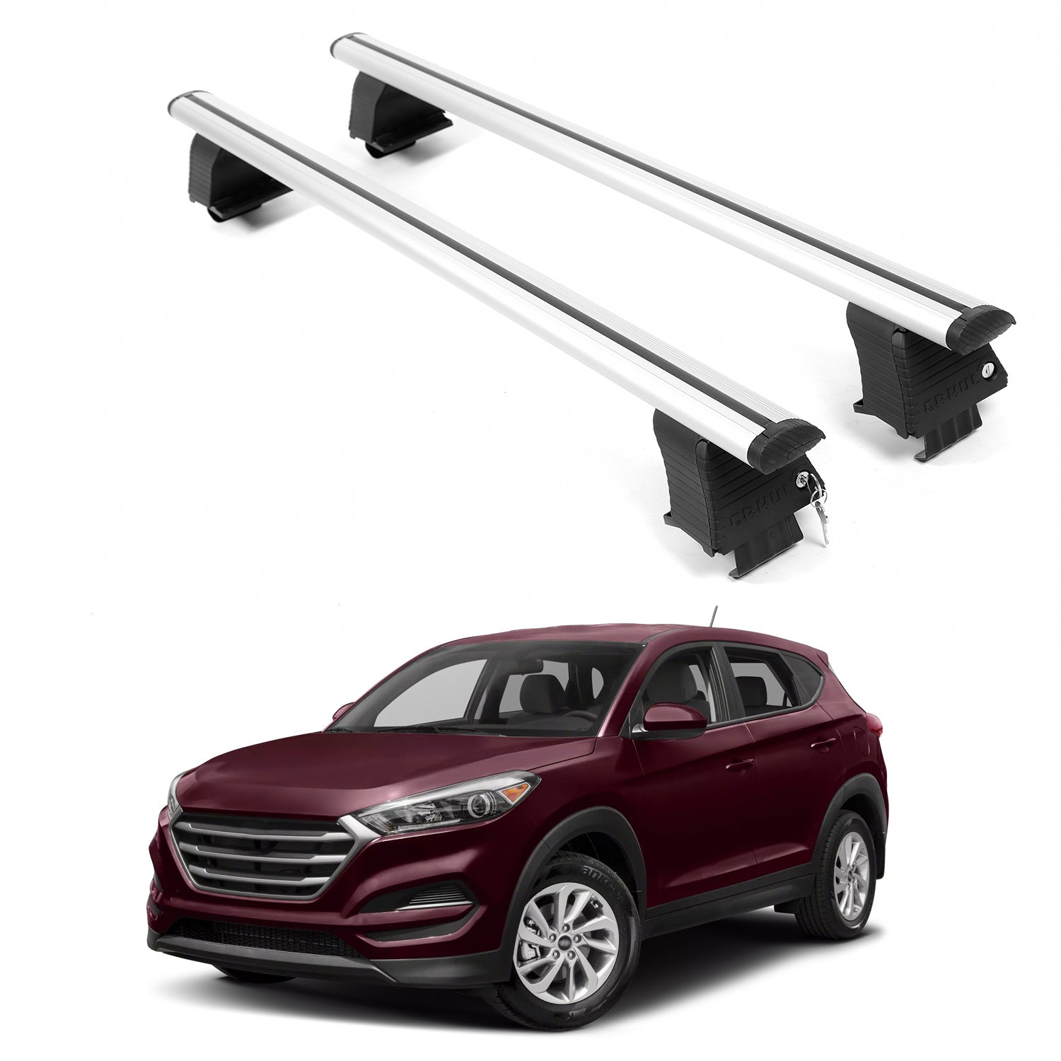 ERKUL Roof Rack Crossbars For HYUNDAI TUCSON 2016-2021