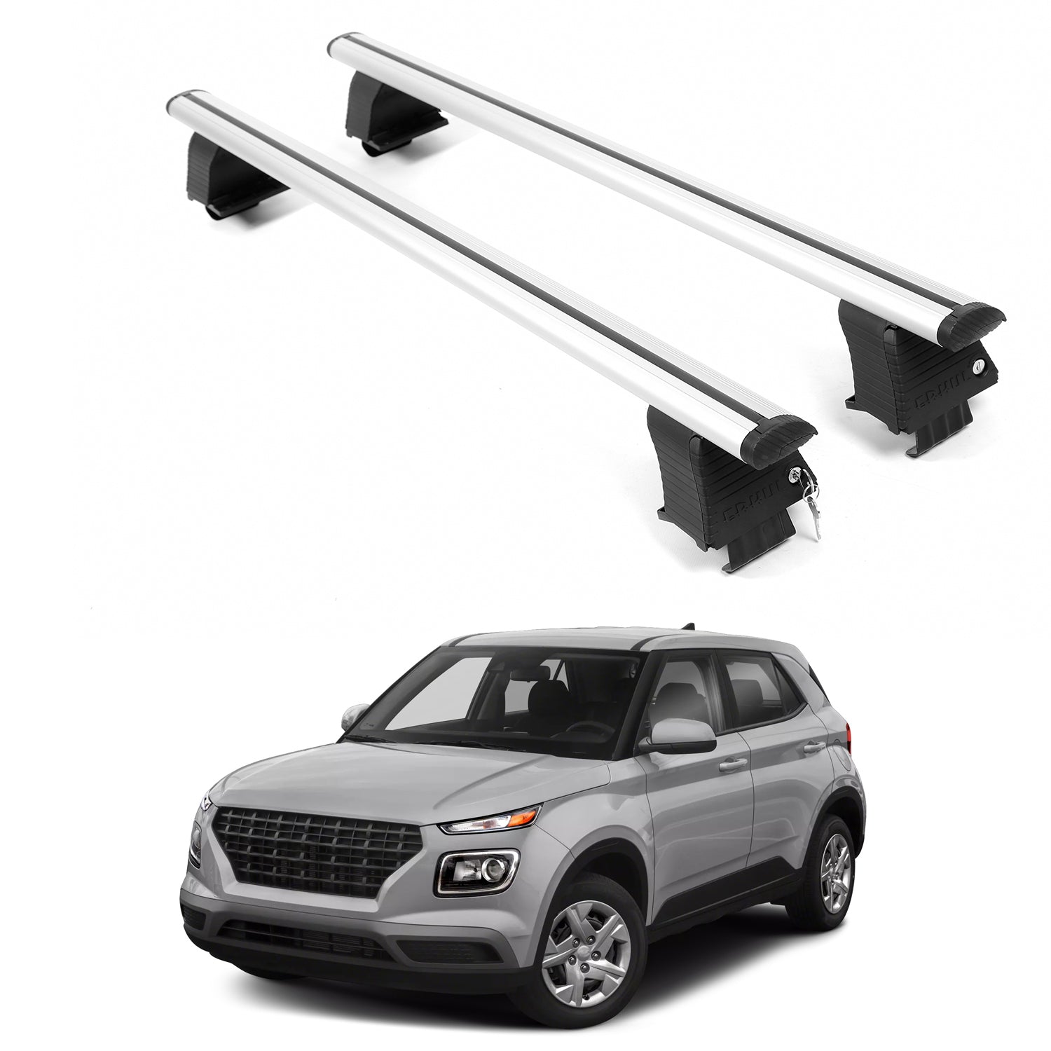 ERKUL Roof Rack Crossbars For HYUNDAI VENUE 2020-2026