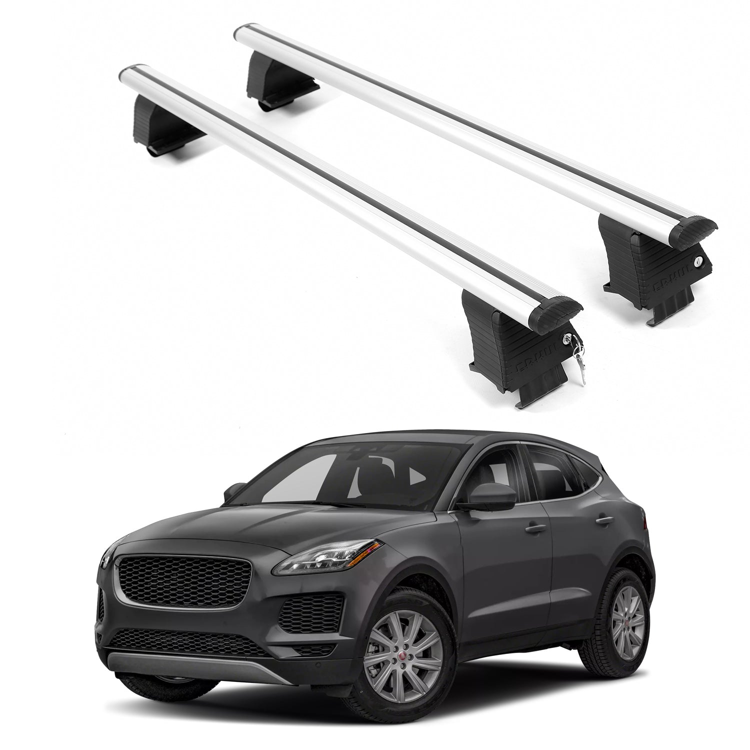 ERKUL Roof Rack Crossbars For JAGUAR E-PACE 2018-2024