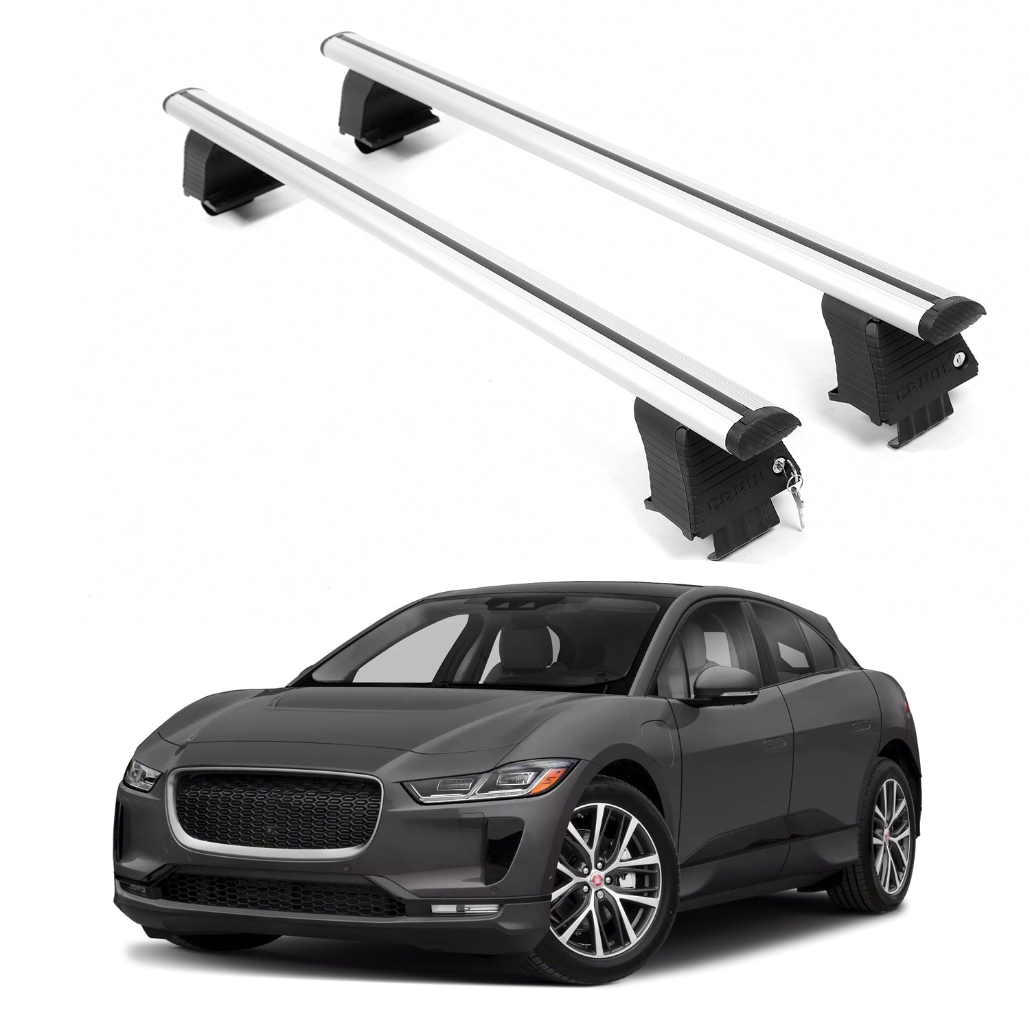 ERKUL Roof Rack Crossbars For JAGUAR I-PACE 2019-2024