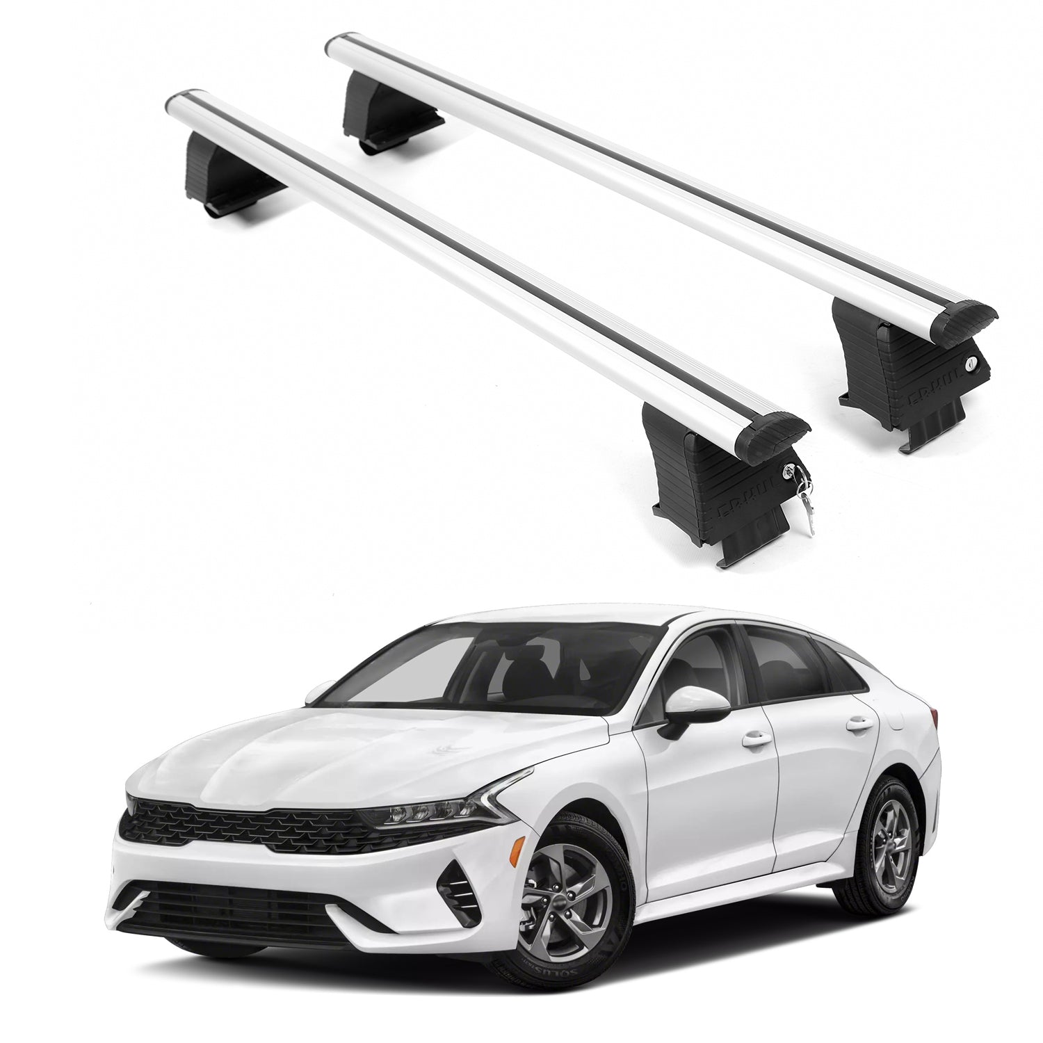 ERKUL Roof Rack Crossbars For KIA K5 2021-2026