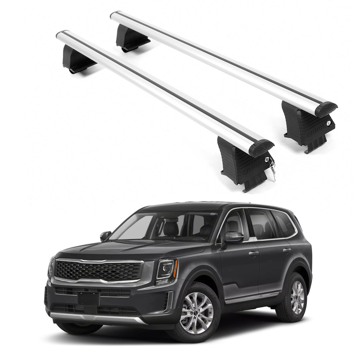 ERKUL Roof Rack Crossbars For KIA TELLURIDE 2020-2025