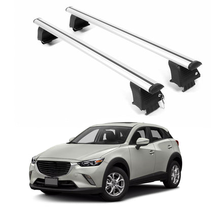 ERKUL Roof Rack Crossbars For MAZDA CX-3 2016-2021