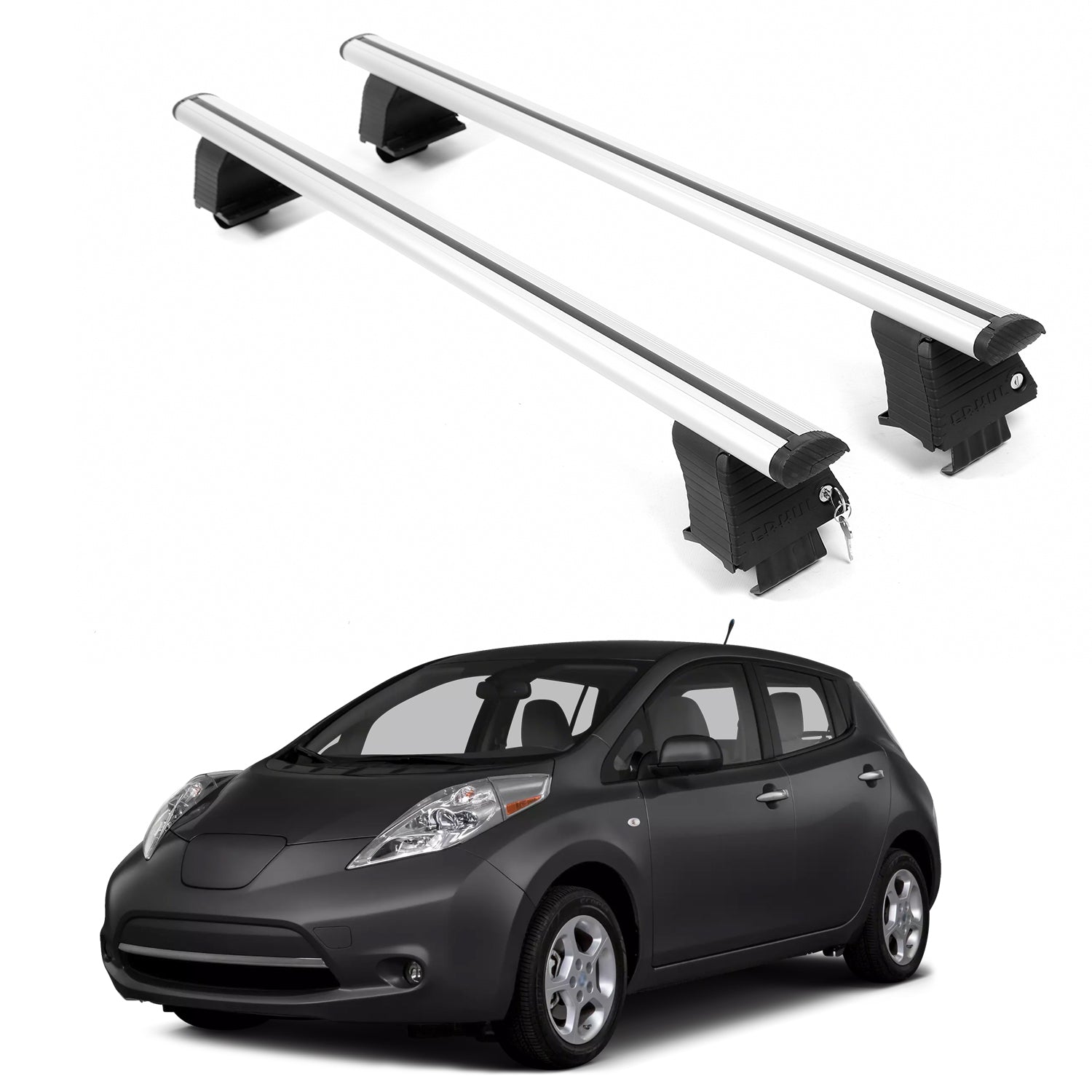ERKUL Roof Rack Crossbars For NISSAN LEAF 2011-2017