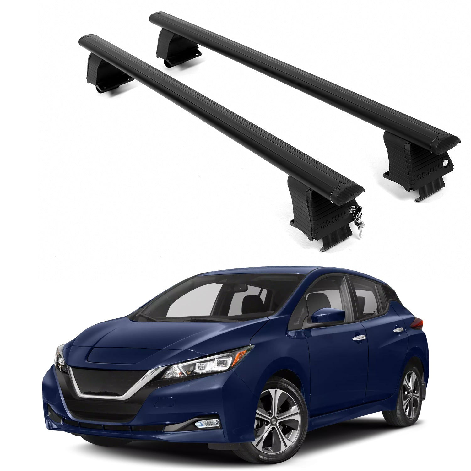 ERKUL Roof Rack Crossbars For NISSAN LEAF 2018-2026