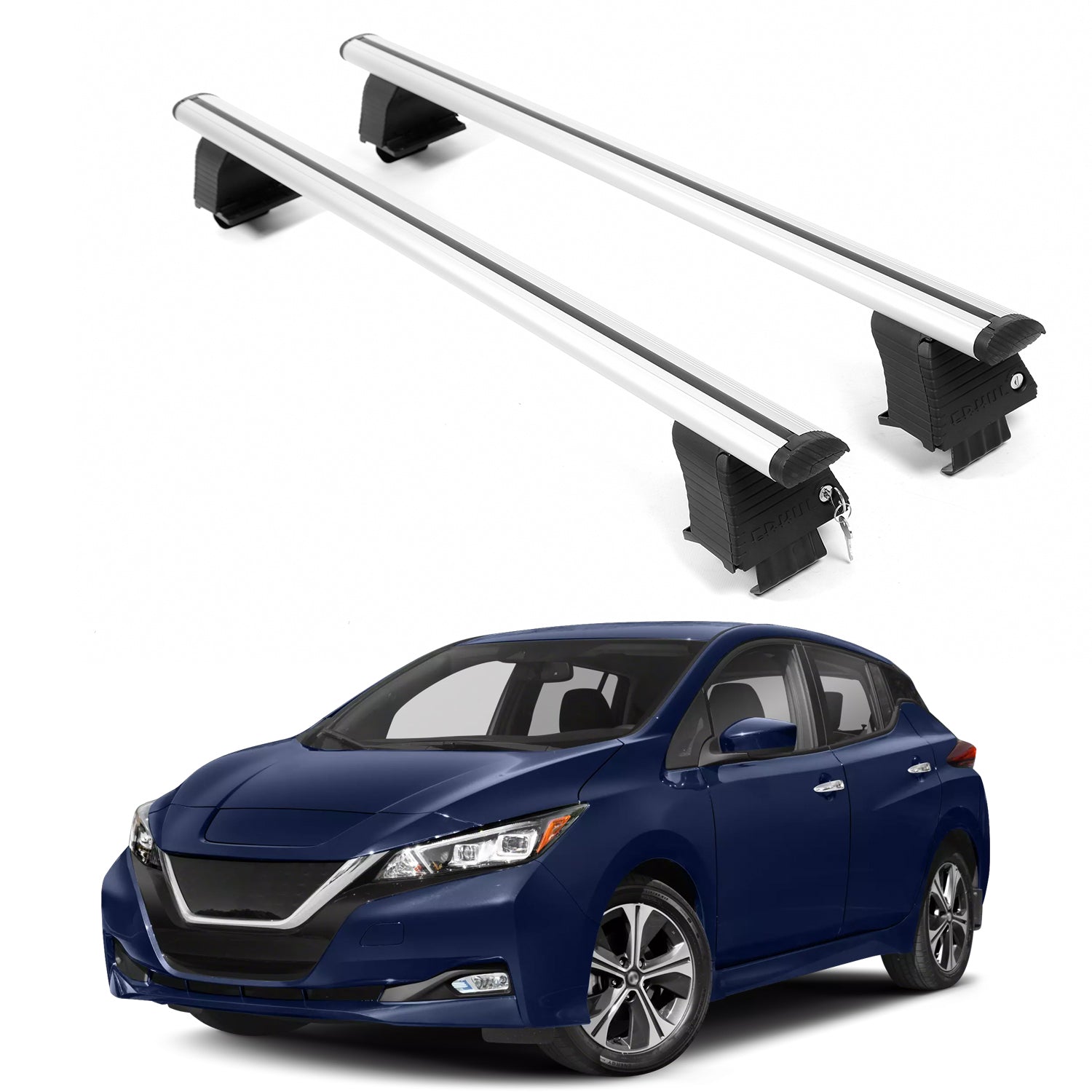 ERKUL Roof Rack Crossbars For NISSAN LEAF 2018-2026
