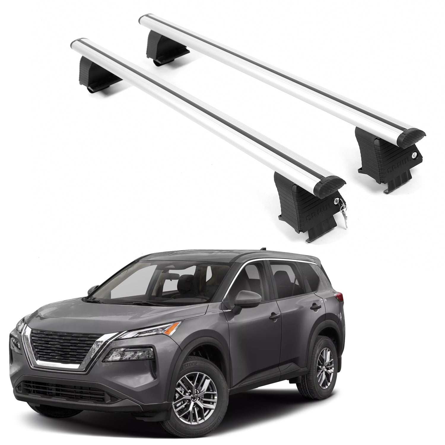 ERKUL Roof Rack Crossbars For NISSAN ROGUE 2021-2026