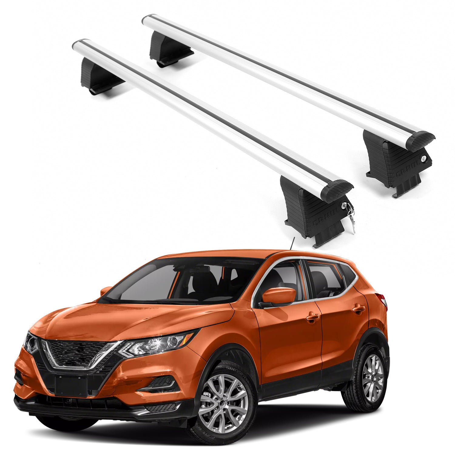 ERKUL Roof Rack Crossbars For NISSAN ROGUE SPORT 2017-2022