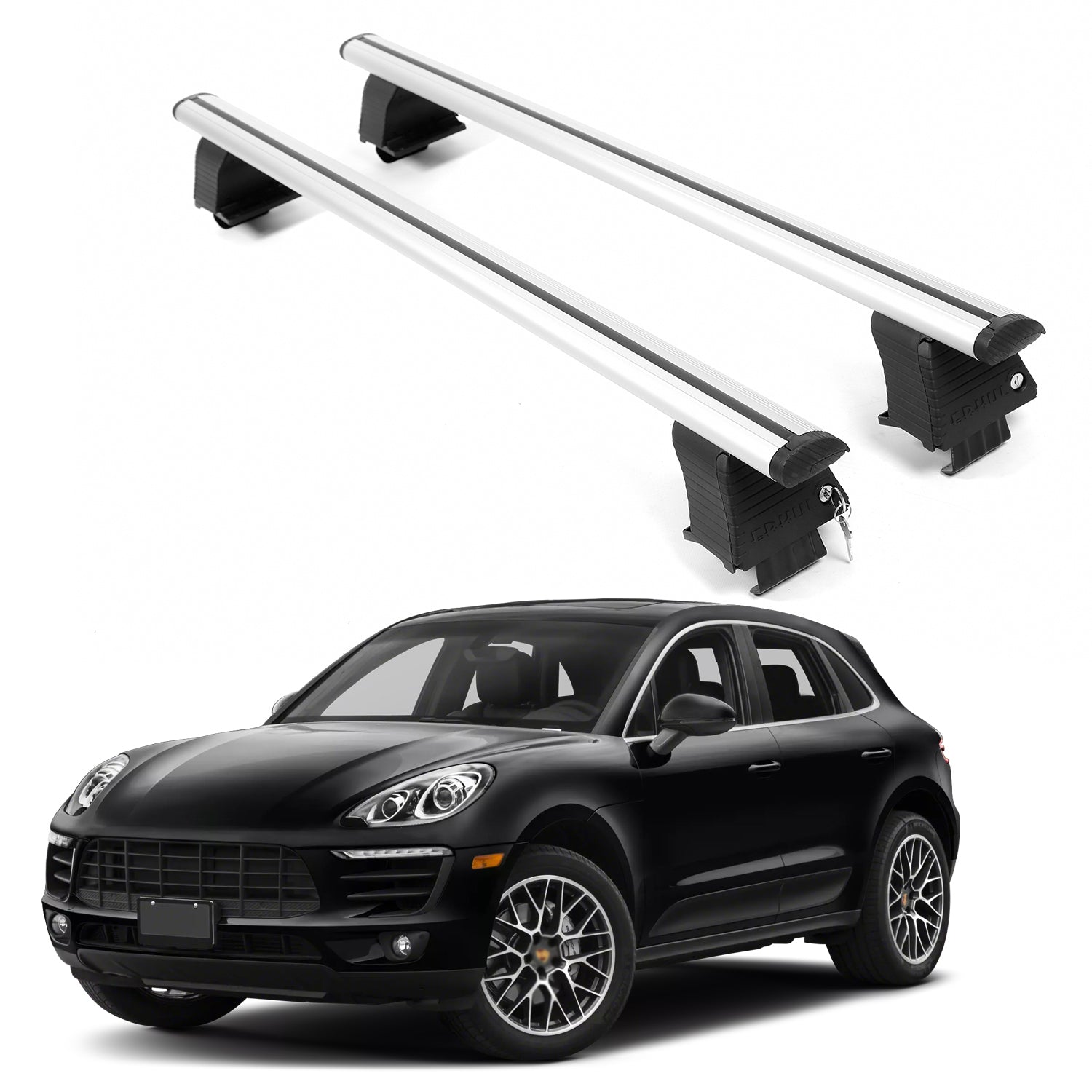 ERKUL Roof Rack Crossbars For PORSCHE MACAN 2015-2026