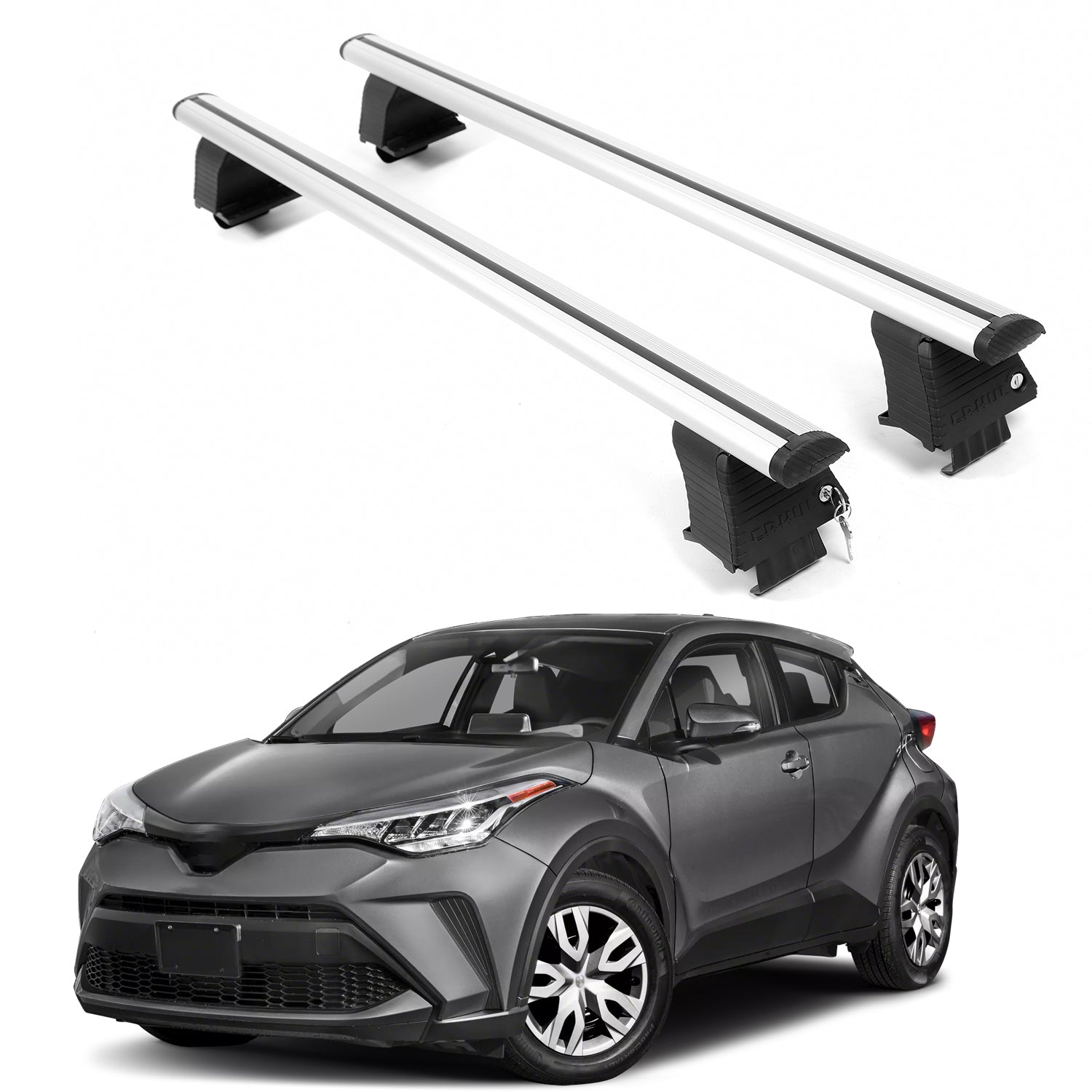 ERKUL Roof Rack Crossbars For TOYOTA C-HR 2018-2022