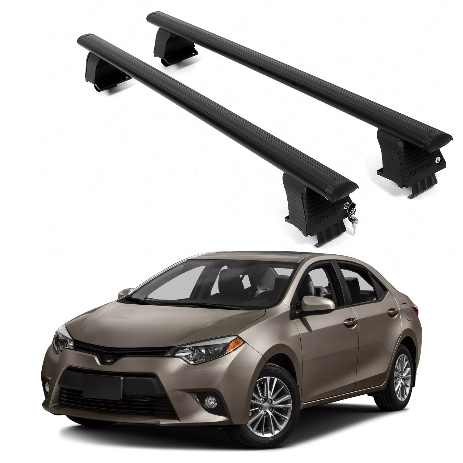 ERKUL Roof Rack Crossbars For TOYOTA COROLLA 2014-2019