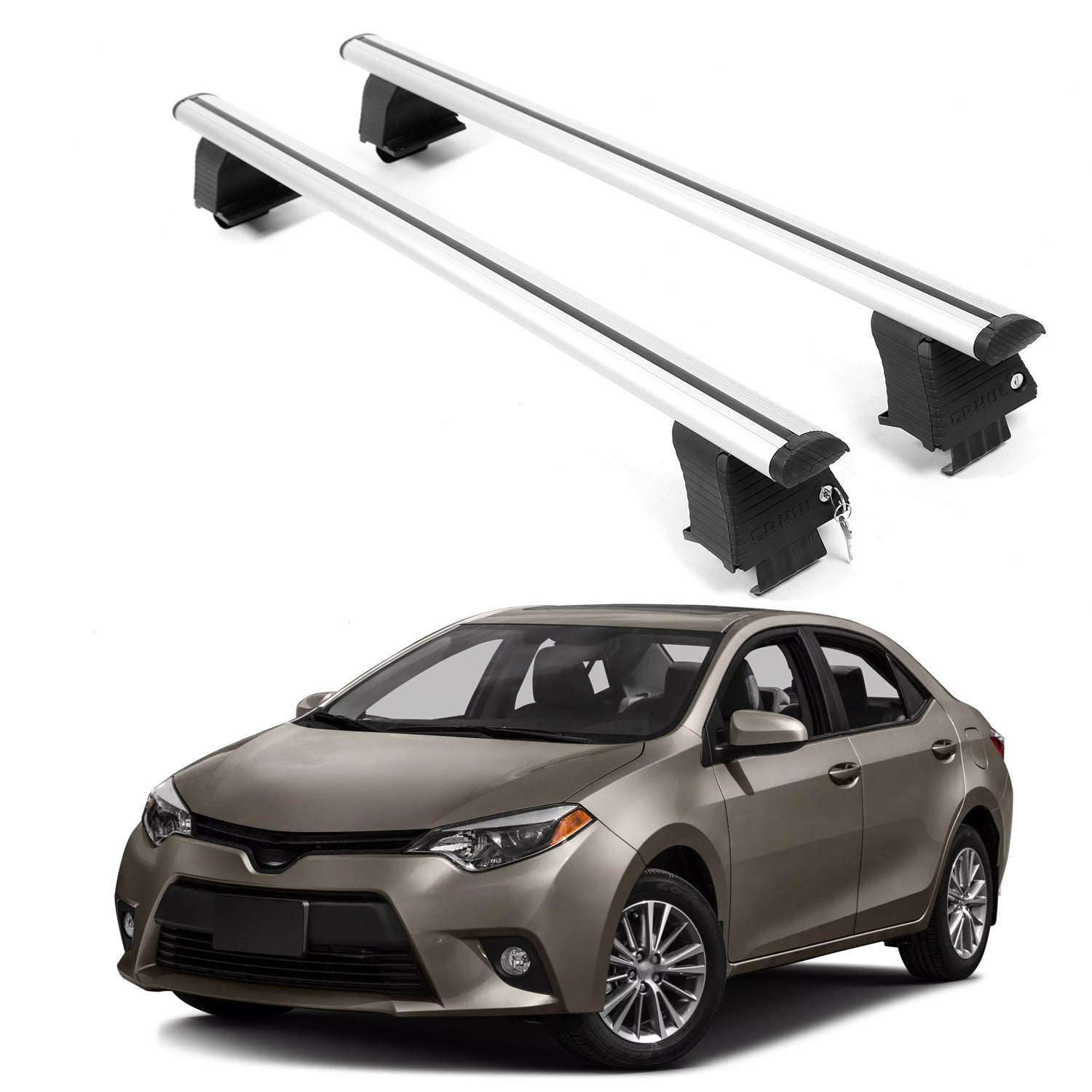 ERKUL Roof Rack Crossbars For TOYOTA COROLLA 2014-2019
