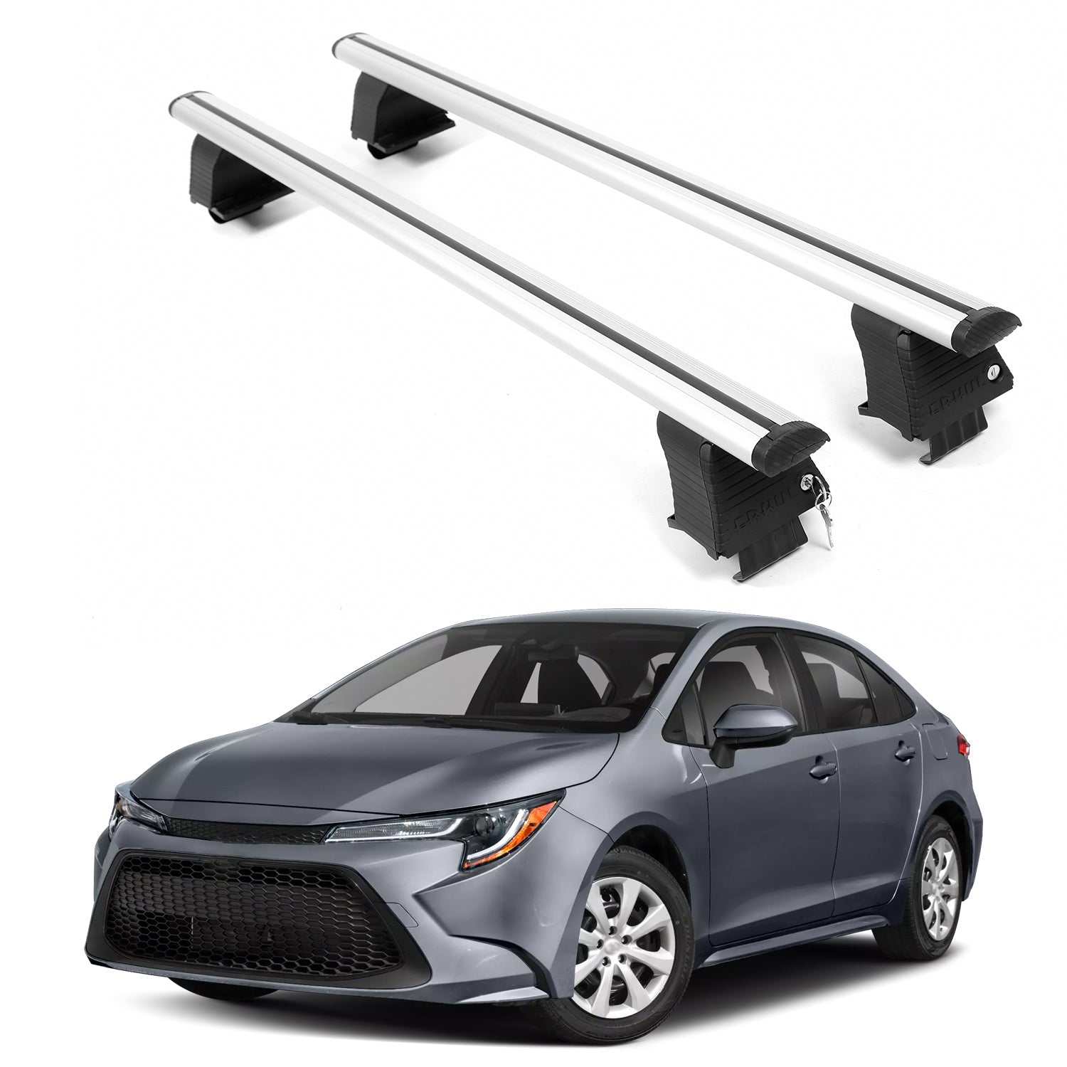 ERKUL Roof Rack Crossbars For TOYOTA COROLLA 2020-2026