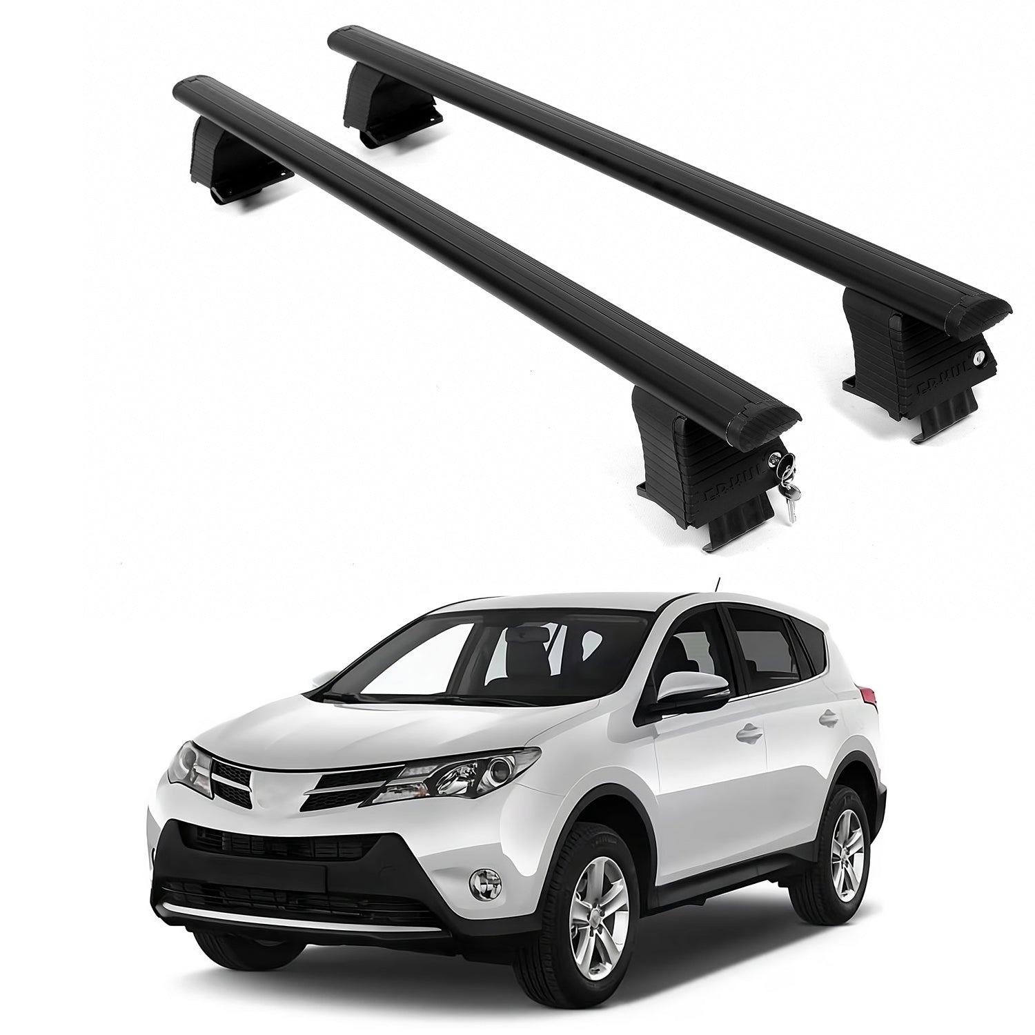 ERKUL Roof Rack Crossbars For TOYOTA RAV4 2013-2018