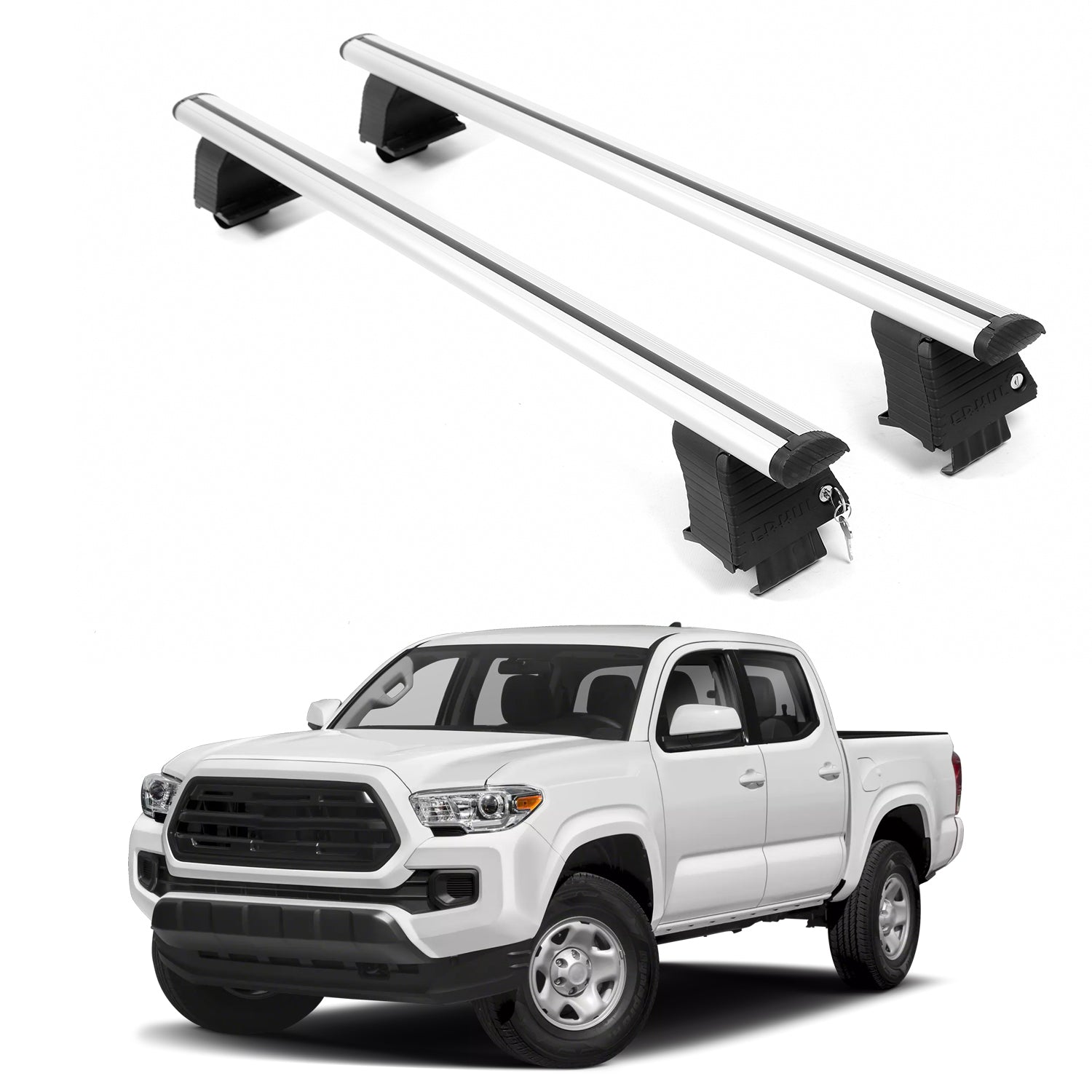 ERKUL Roof Rack Crossbars For TOYOTA TACOMA 2016-2023