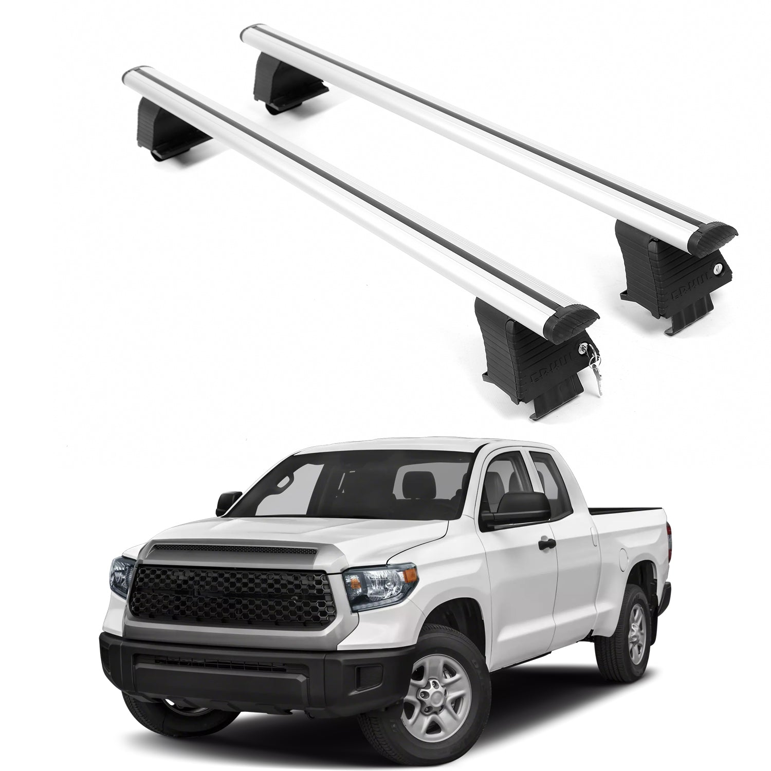 ERKUL Roof Rack Crossbars For TOYOTA TUNDRA 2007-2021