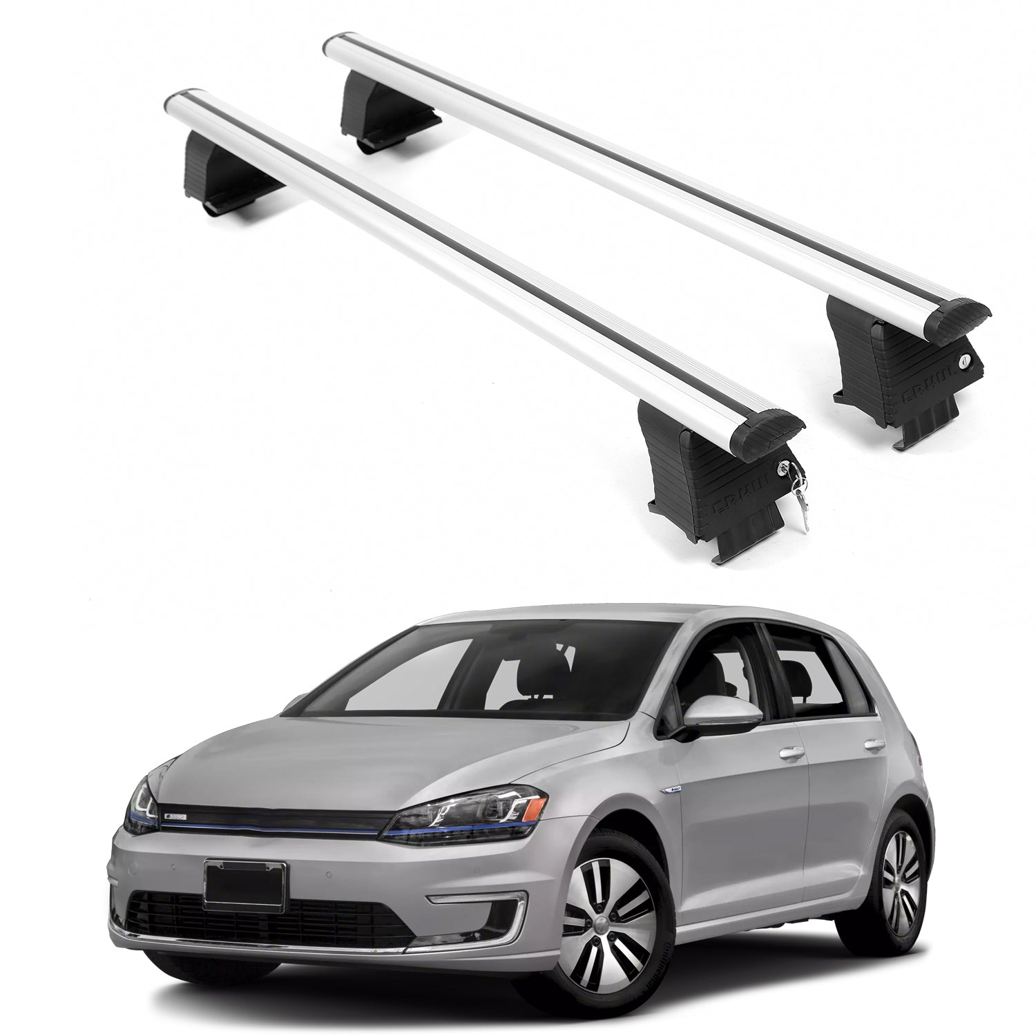 ERKUL Roof Rack Crossbars For VOLKSWAGEN E-GOLF 2015-2021