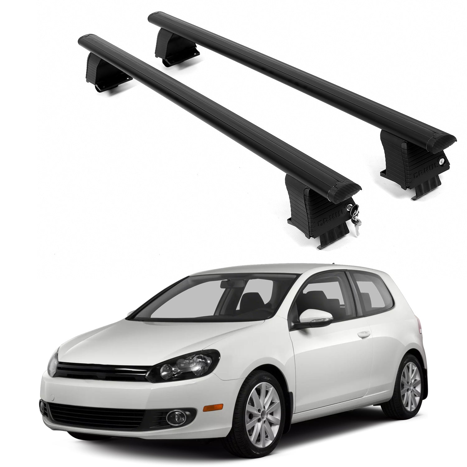 ERKUL Roof Rack Crossbars For VOLKSWAGEN GOLF 2010-2014