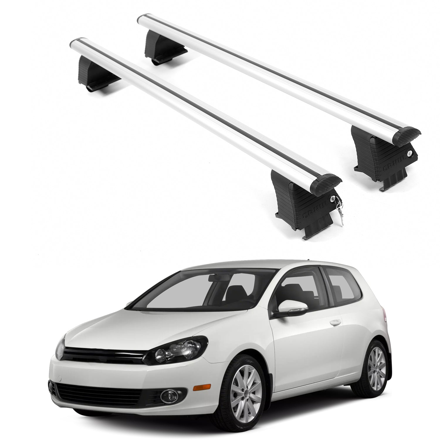 ERKUL Roof Rack Crossbars For VOLKSWAGEN GOLF 2010-2014