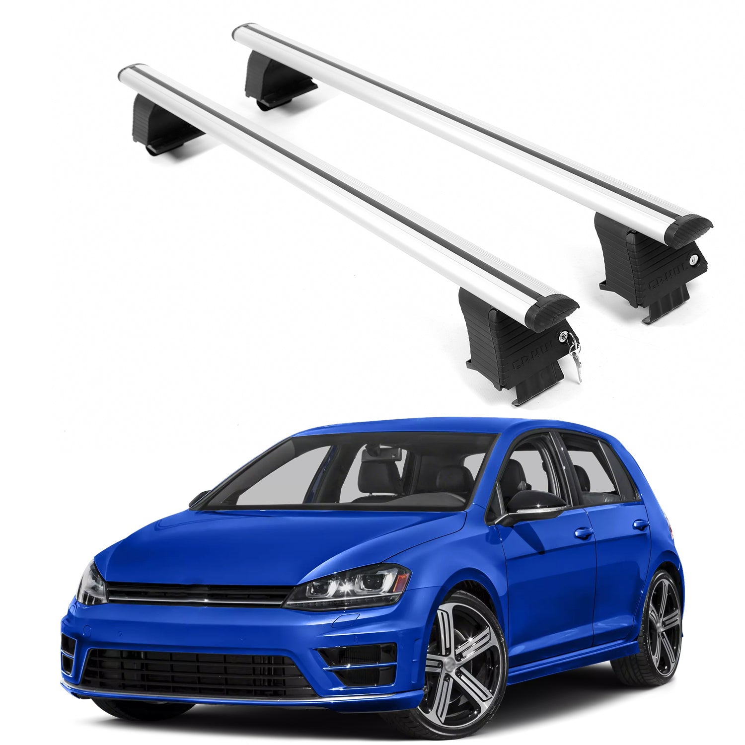 ERKUL Roof Rack Crossbars For VOLKSWAGEN GOLF R 2015-2021