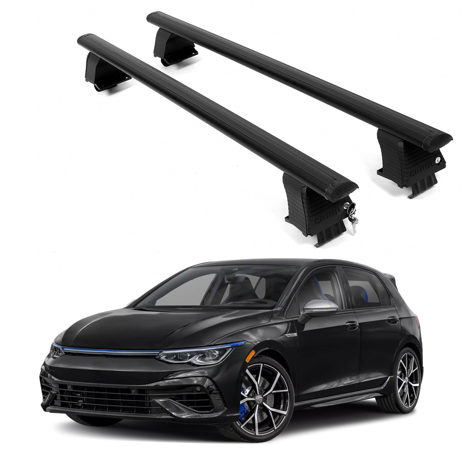 ERKUL Roof Rack Crossbars For VOLKSWAGEN GOLF R 2022-2026