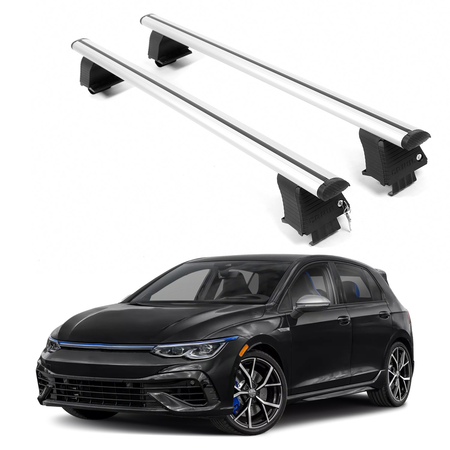 ERKUL Roof Rack Crossbars For VOLKSWAGEN GOLF R 2022-2026