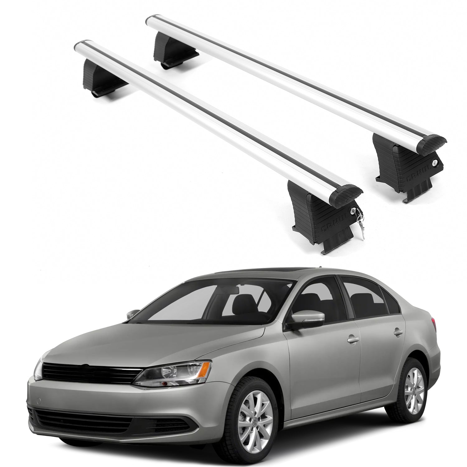 ERKUL Roof Rack Crossbars For VOLKSWAGEN JETTA 2011-2018