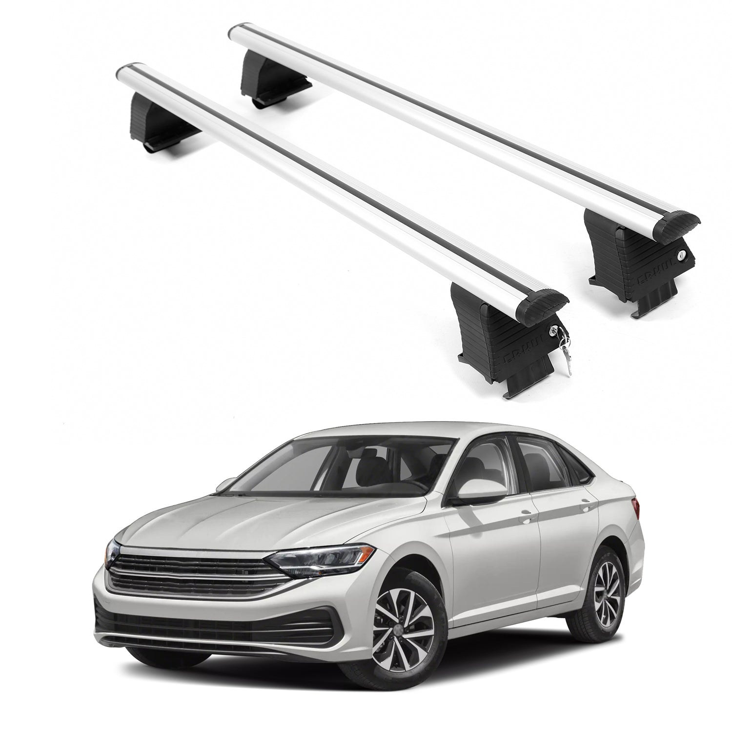 ERKUL Roof Rack Crossbars For VOLKSWAGEN JETTA 2019-2026