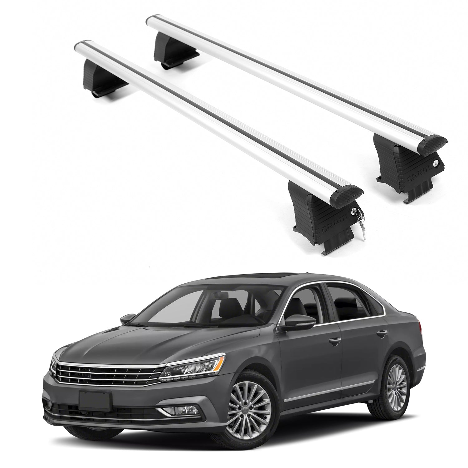 ERKUL Roof Rack Crossbars For VOLKSWAGEN PASSAT 2012-2019