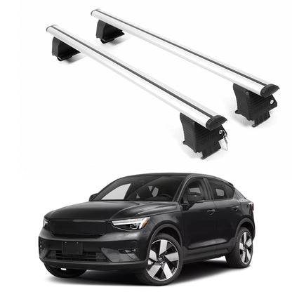 ERKUL Roof Rack Crossbars For VOLVO C40 RECHARGE 2022-2024