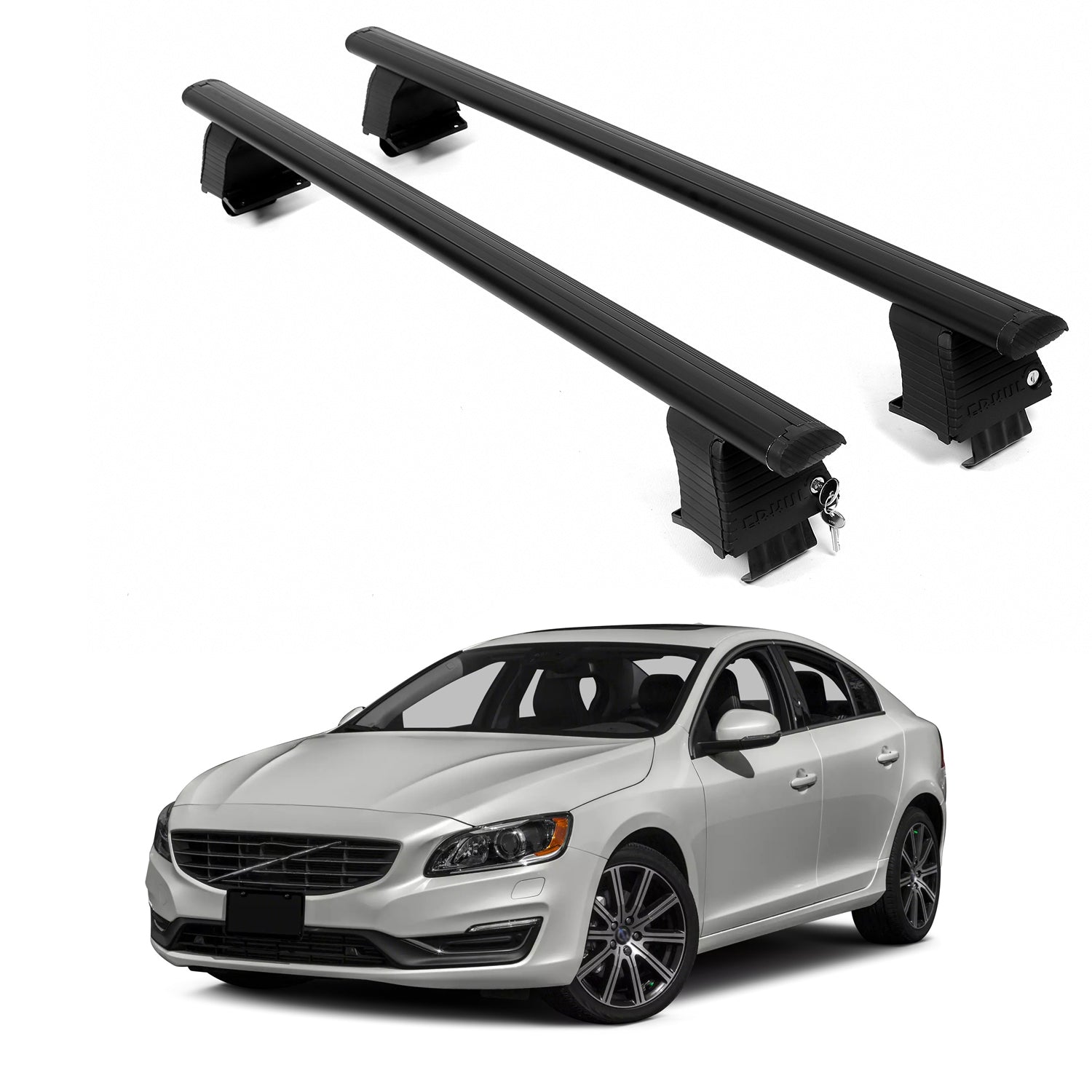 ERKUL Roof Rack Crossbars For VOLVO S60 2010-2018