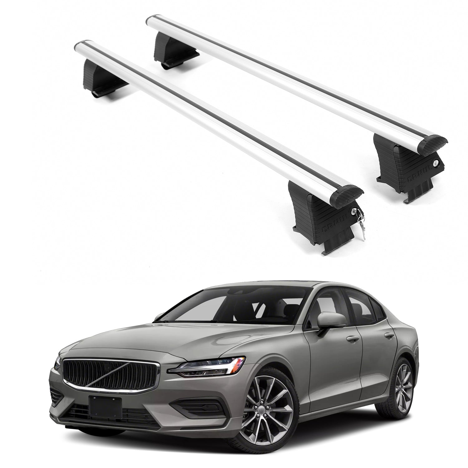 ERKUL Roof Rack Crossbars For VOLVO S60 2019-2025