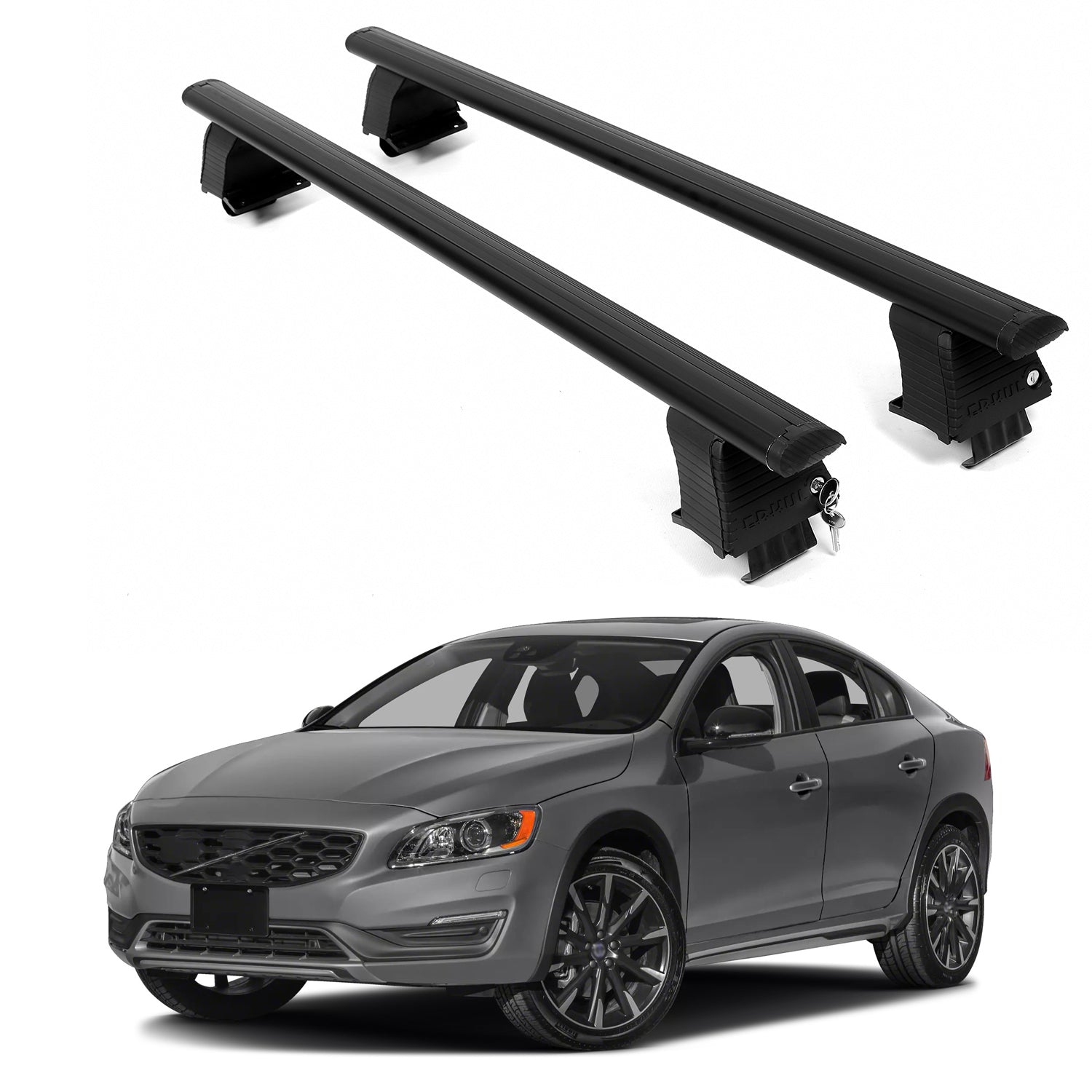ERKUL Roof Rack Crossbars For VOLVO S60 CROSS COUNTRY 2016-2018