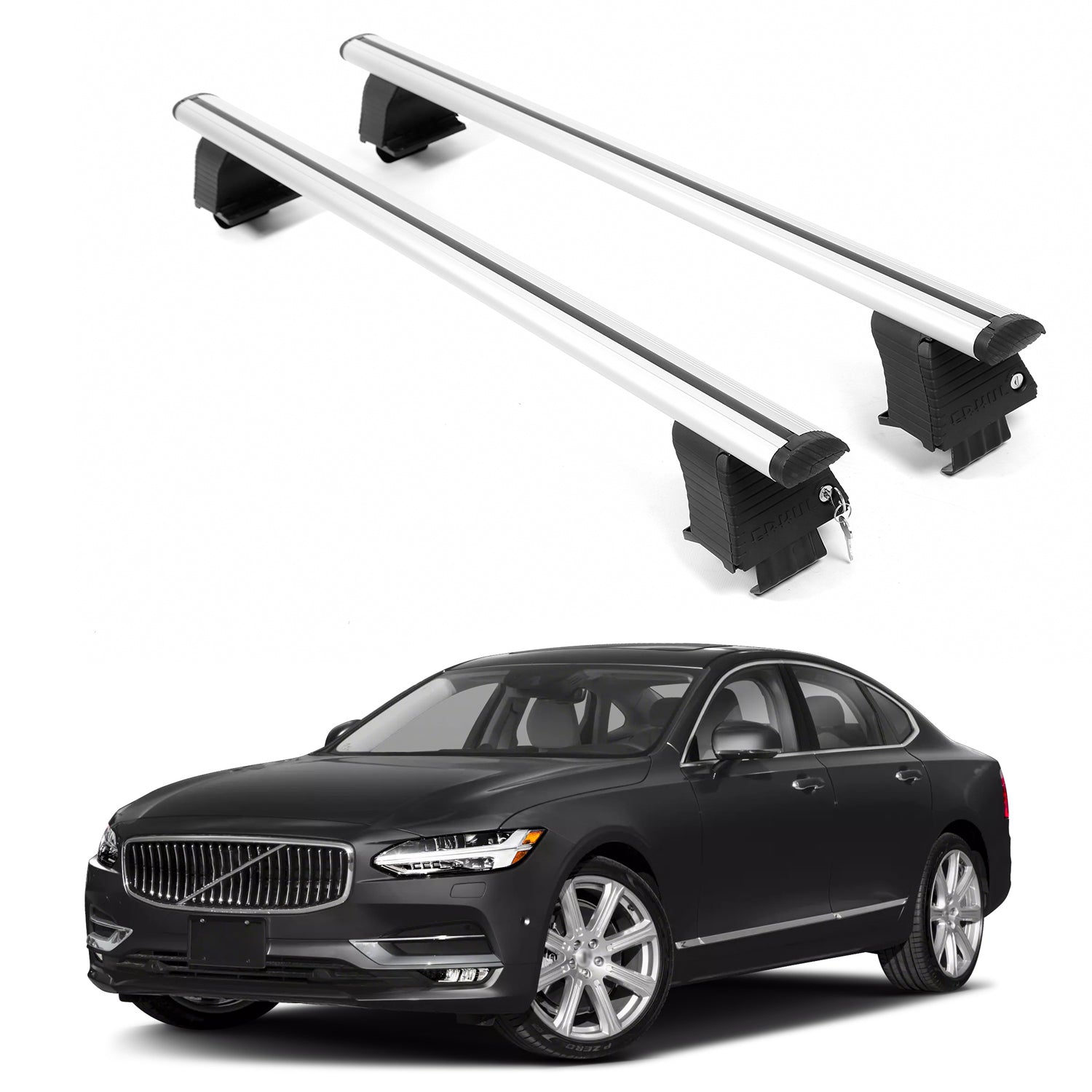 ERKUL Roof Rack Crossbars For VOLVO S90 2017- 2025