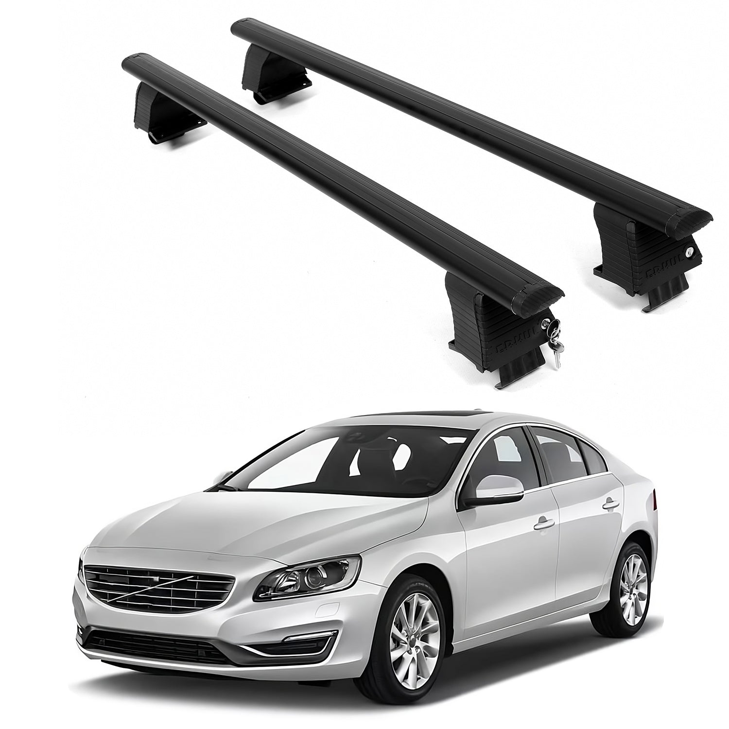 ERKUL Roof Rack Crossbars For VOLVO V60 2015-2018