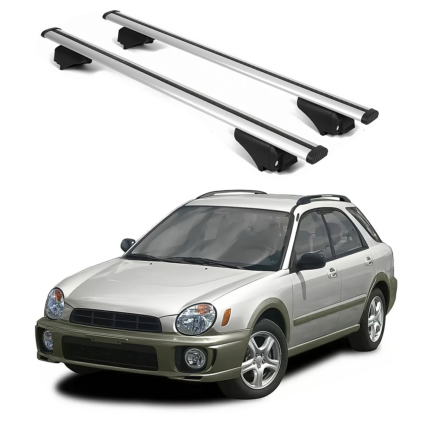 ERKUL Roof Rack Crossbars For SUBARU OUTBACK 2000-2004