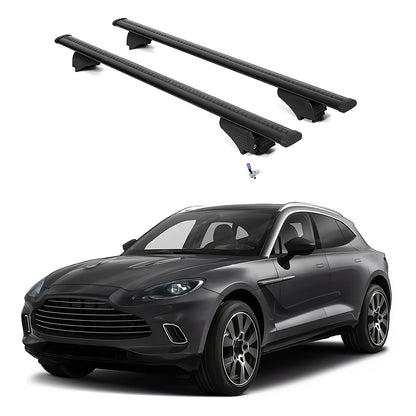 ERKUL Roofrack Cross Bars for Aston Martin DBX 2021-2026 with Flush Rails Black