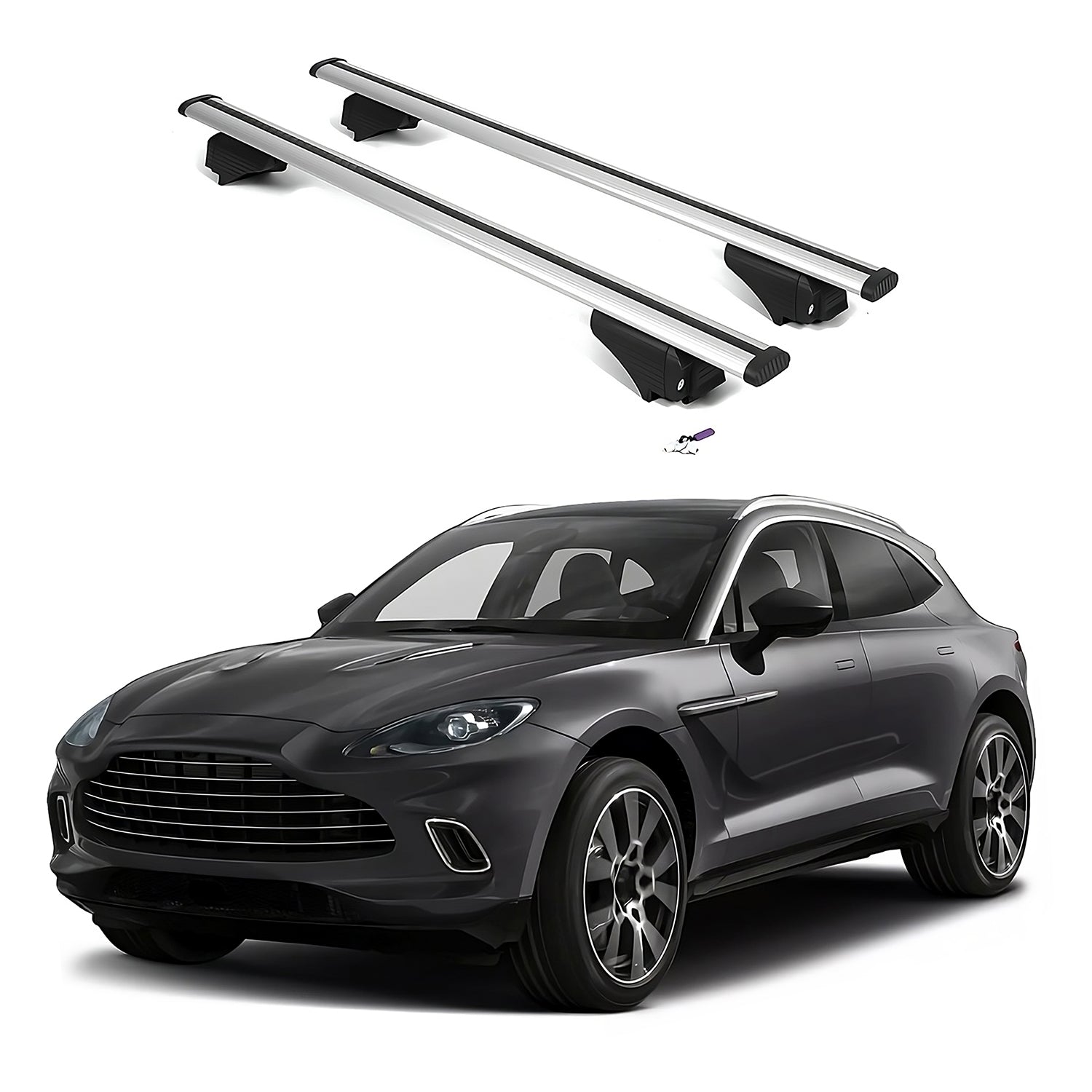 ERKUL Roof Rack Crossbars For ASTON MARTIN DBX 2021-2026