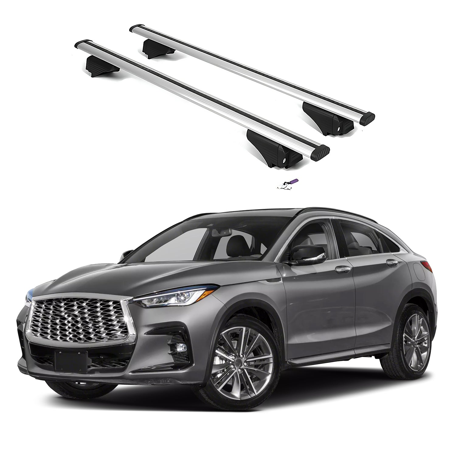 ERKUL Roof Rack Crossbars For INFINITI QX55 2022-2025