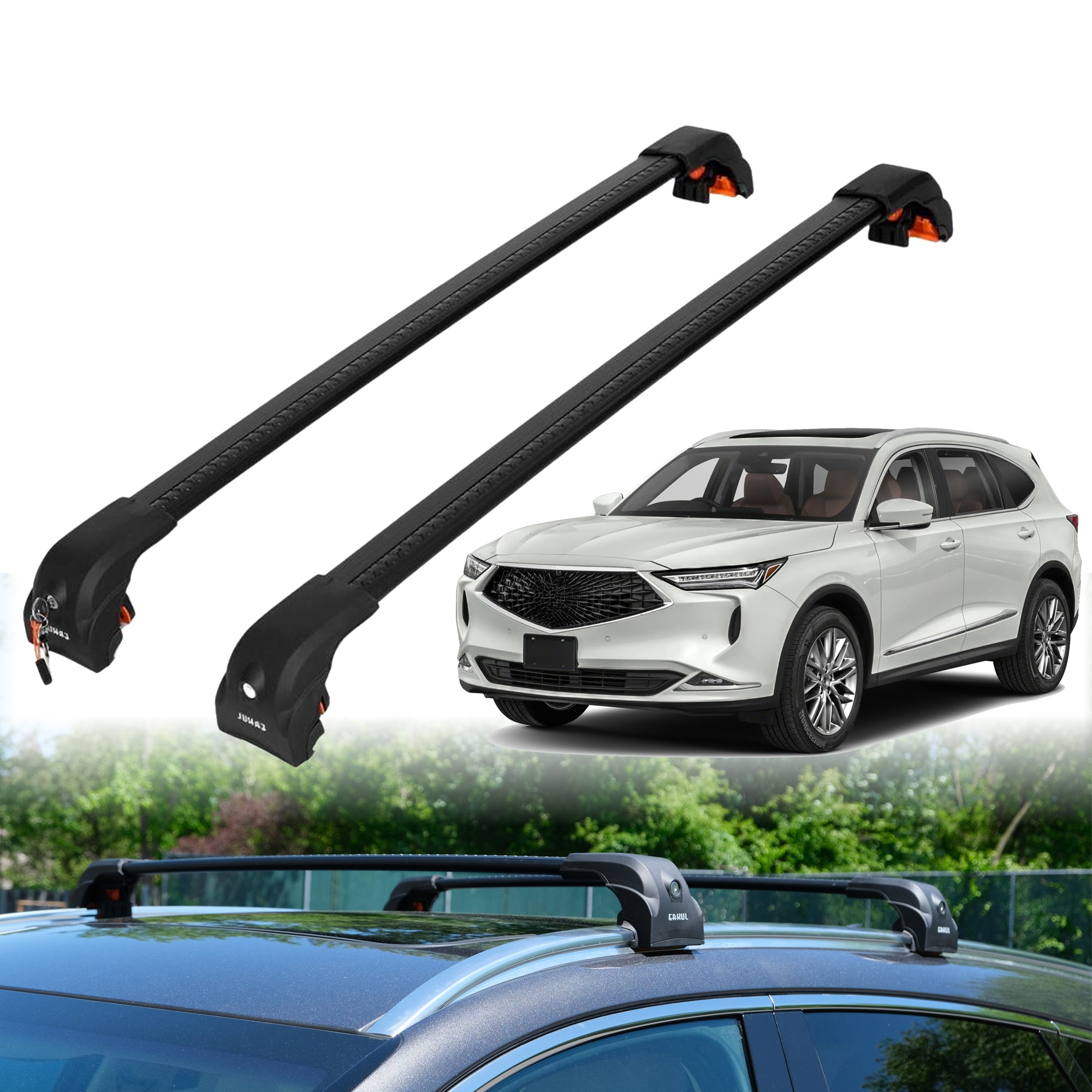 ERKUL Roof Rack Crossbars For ACURA MDX 2022-2026